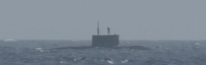 Submarino Krasnodar localizado por el BAM Furor
