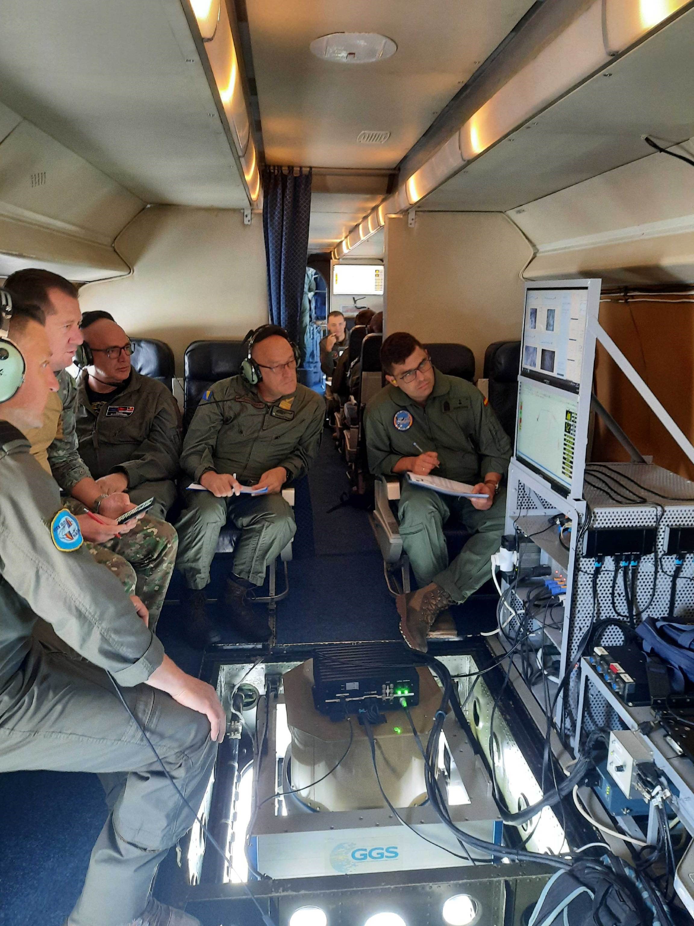 Cámara a bordo del Antonov 30