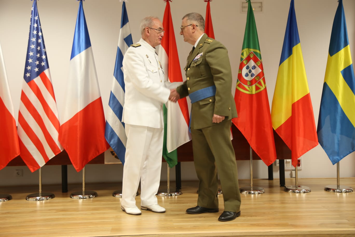 JEMAD con el nuevo director del COE C-IED