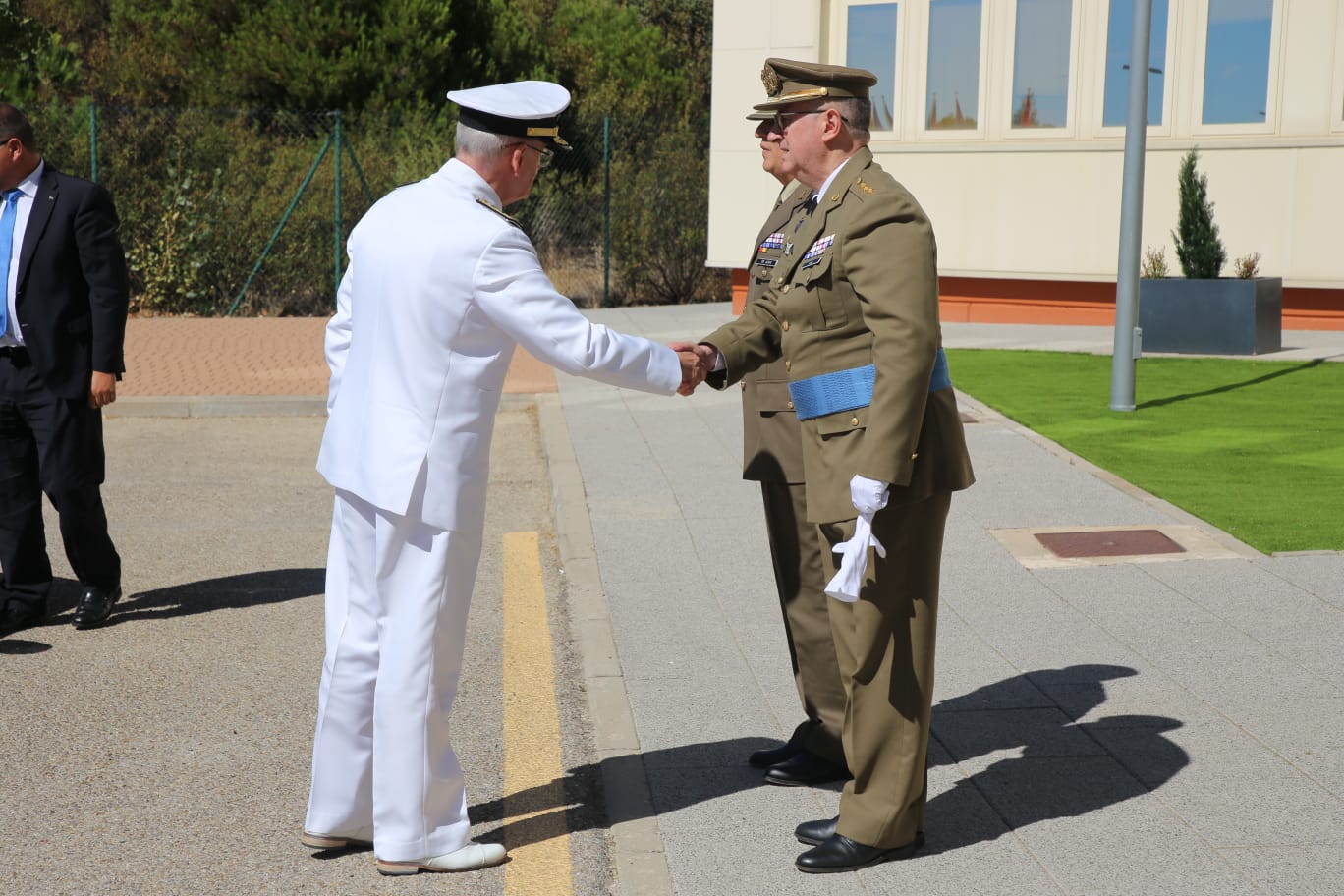 Llegada del JEMAD al COE C-IED