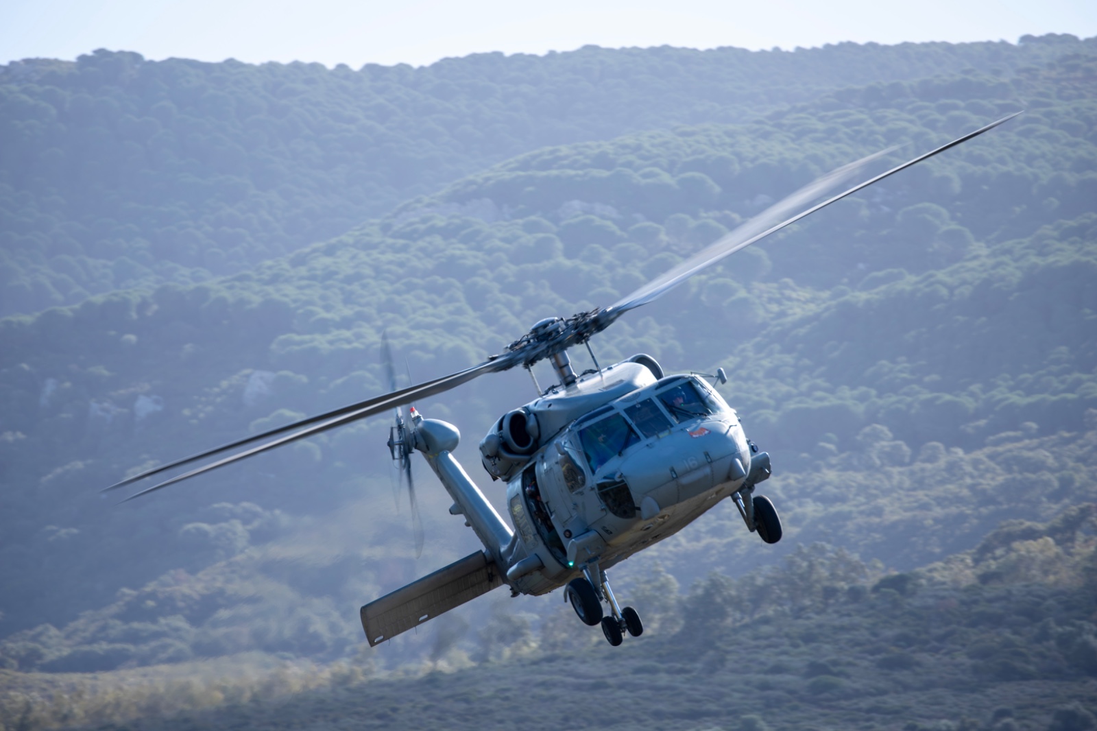 Apoyo aéreo durante operación de rescate