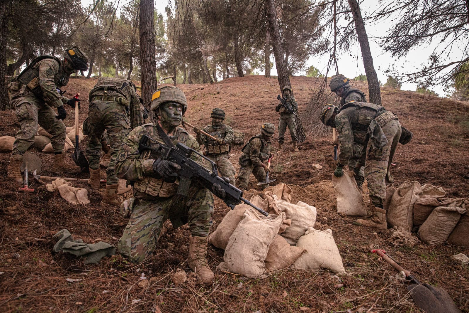 Miembros de la BRIPAC, que se integran en el LCC