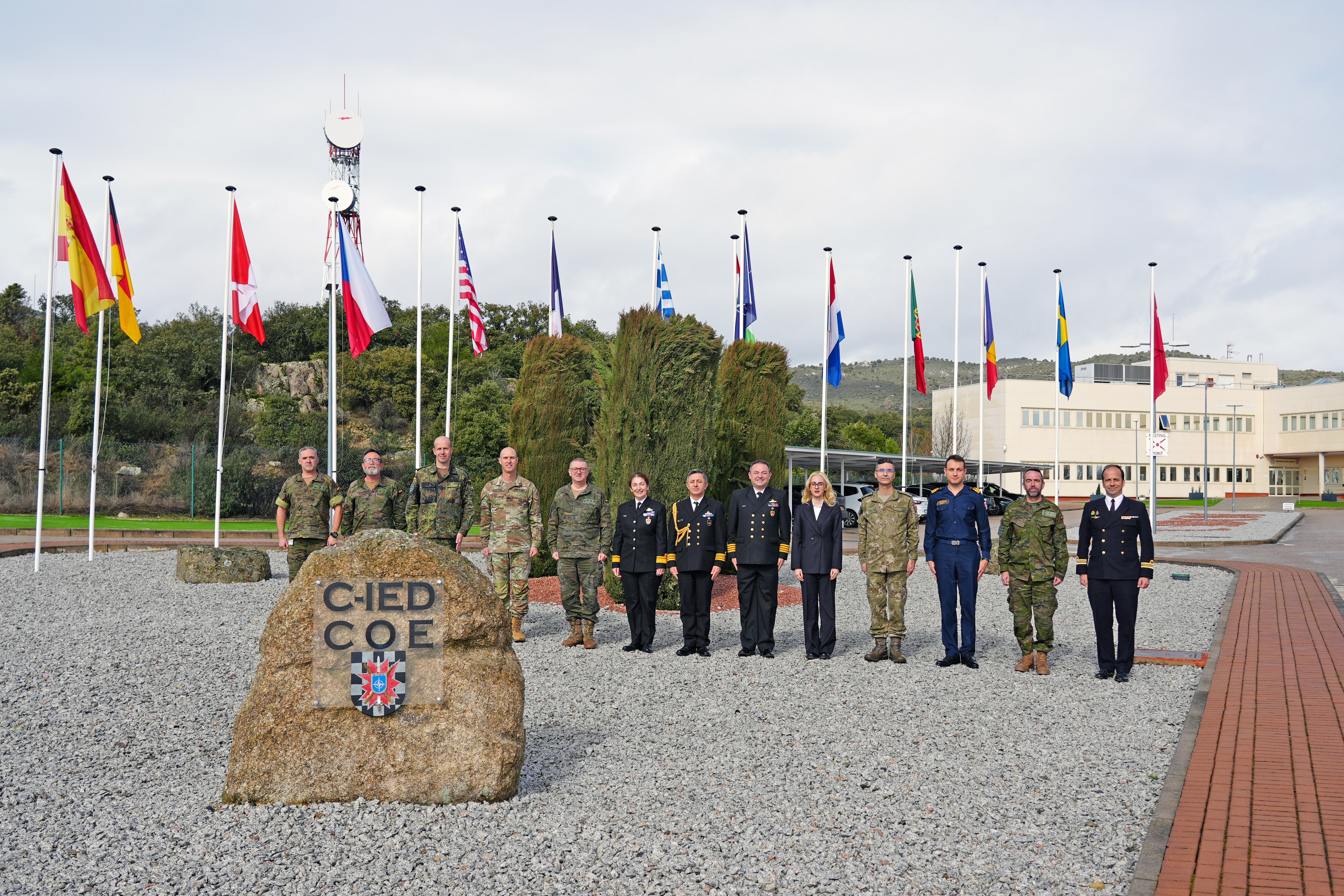 Foto institucional de la visita