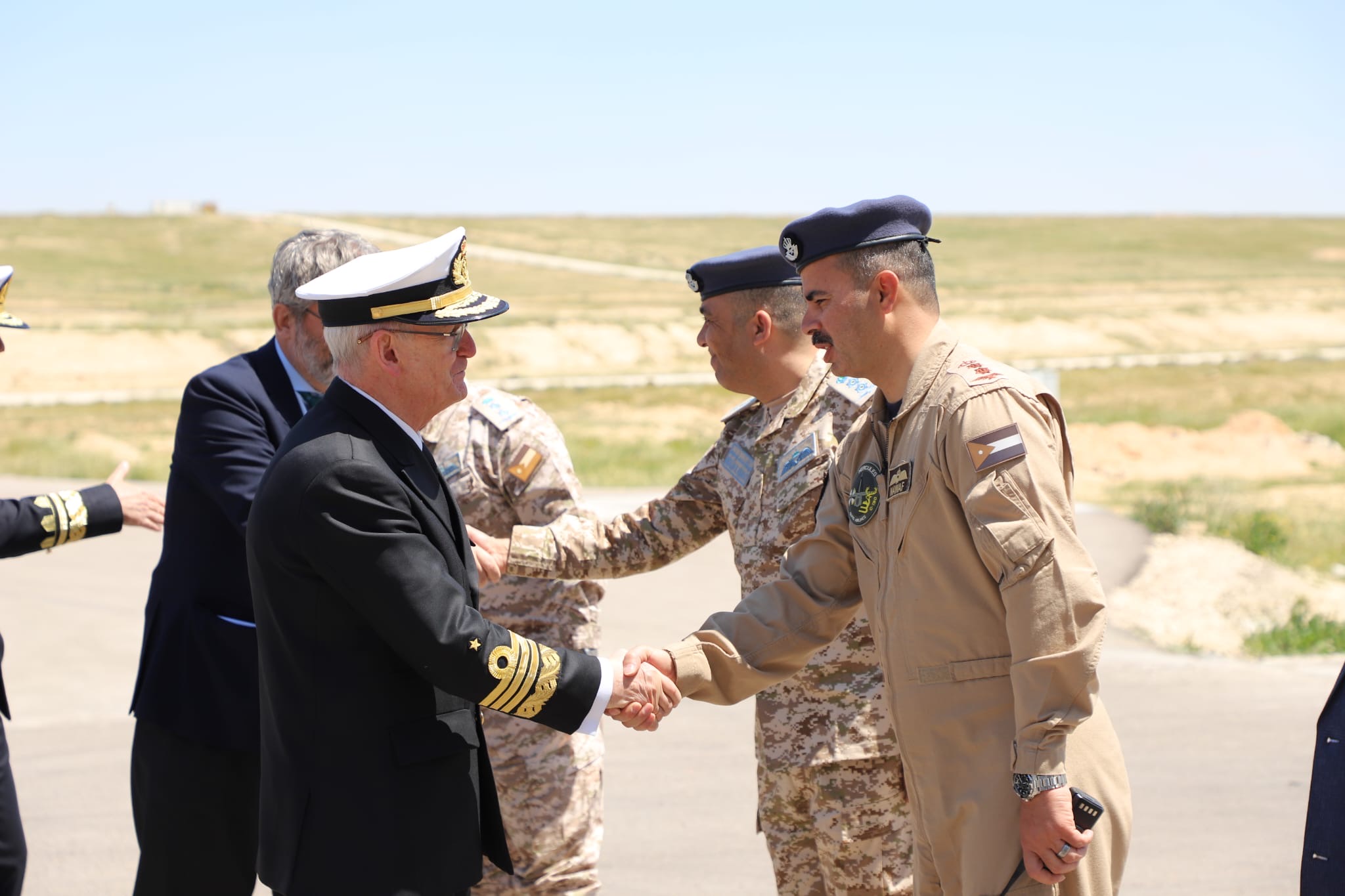 Llegada al 'King Abdullah II Special Operations Training Center’