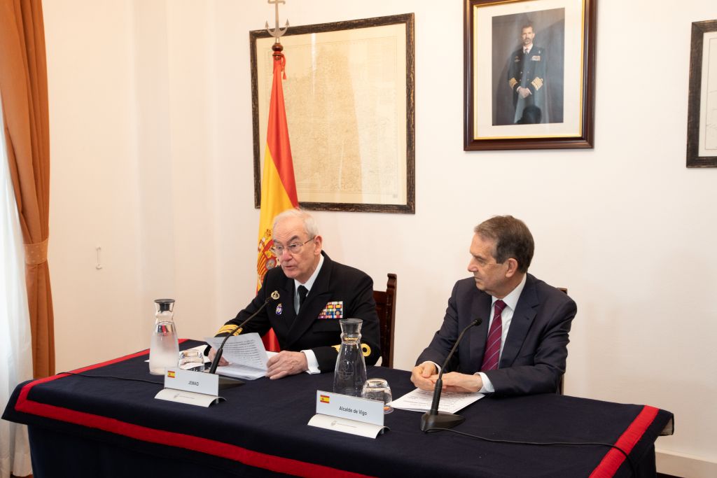 El JEMAD durante la presentación