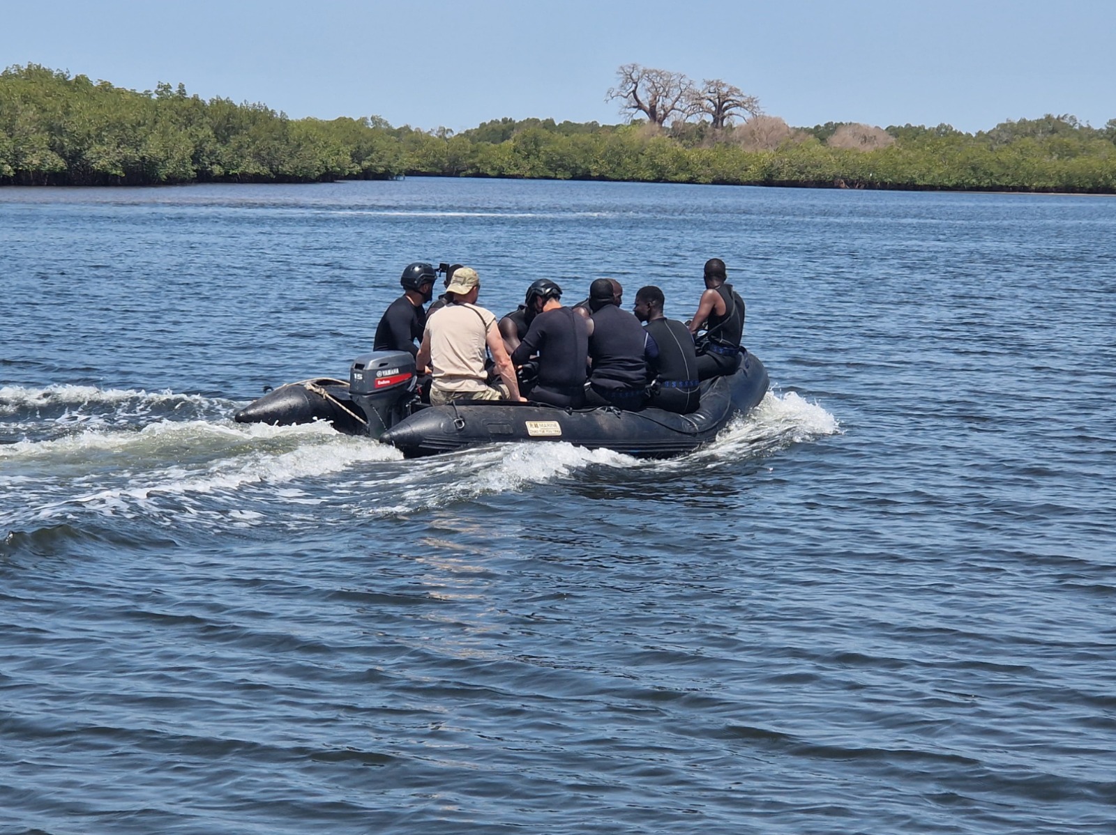 Práctica de navegación fluvial