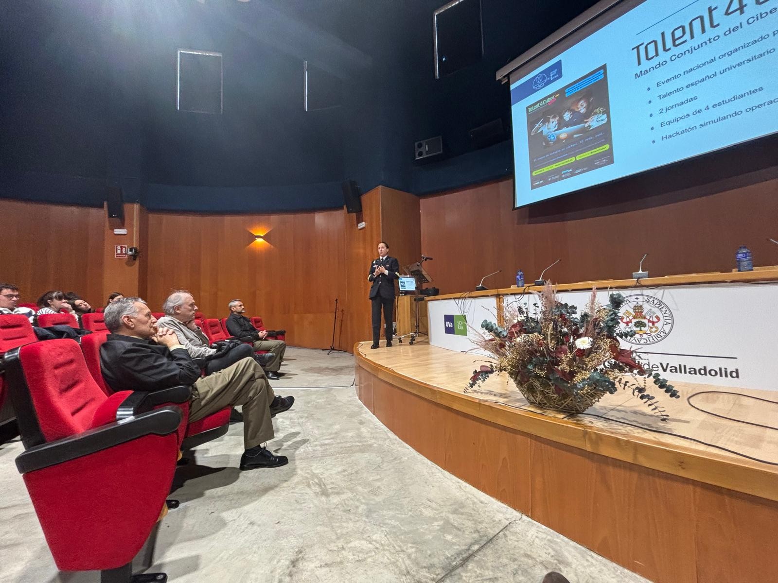 Sargento Vicens en la I Jornada Ciber Soria