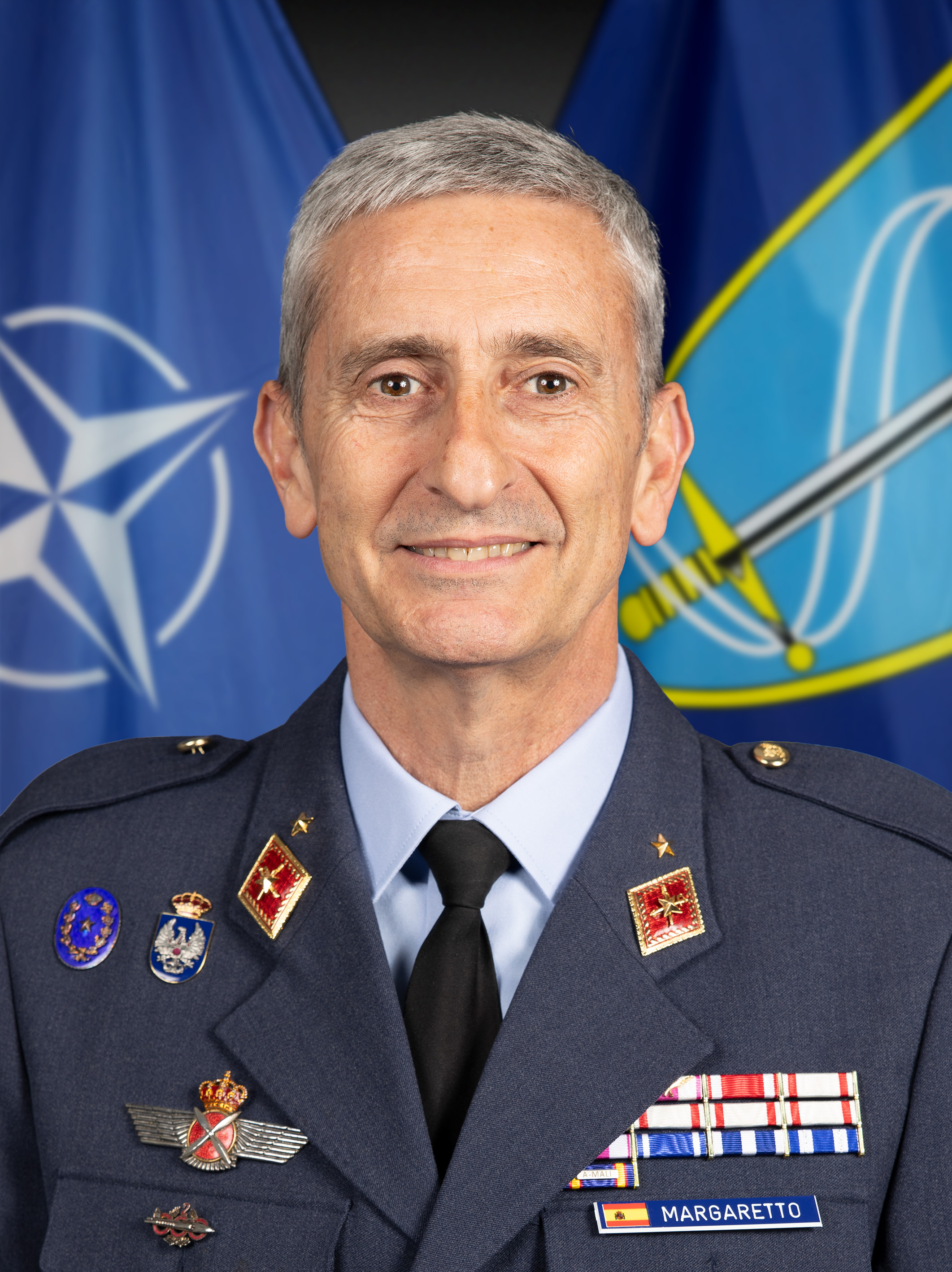 El general de brigada Jesús Andrés Margaretto, Jefe del Directorado de Apoyo en el Cuartel General del Mando Aéreo Aliado de la OTAN