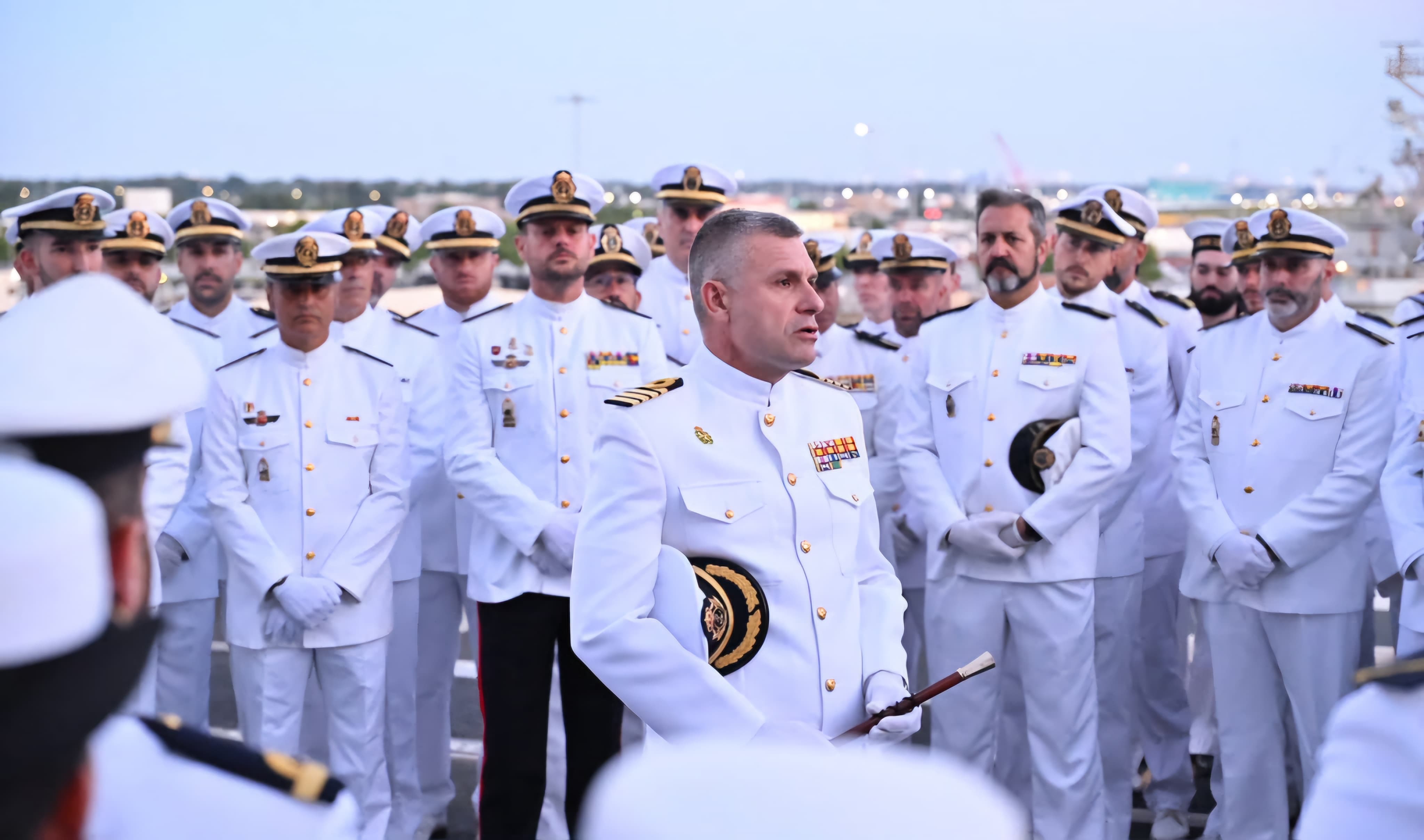 Relevo de mando en alta mar de tres unidades españolas del ‘Despliegue Atlántico 26’