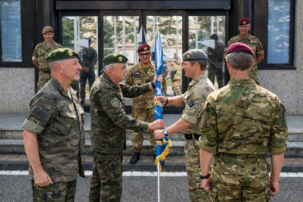Ceremonia de relevo del Mando de Componente de Operaciones Especiales de la Fuerza de Reacción Aliada de la OTAN