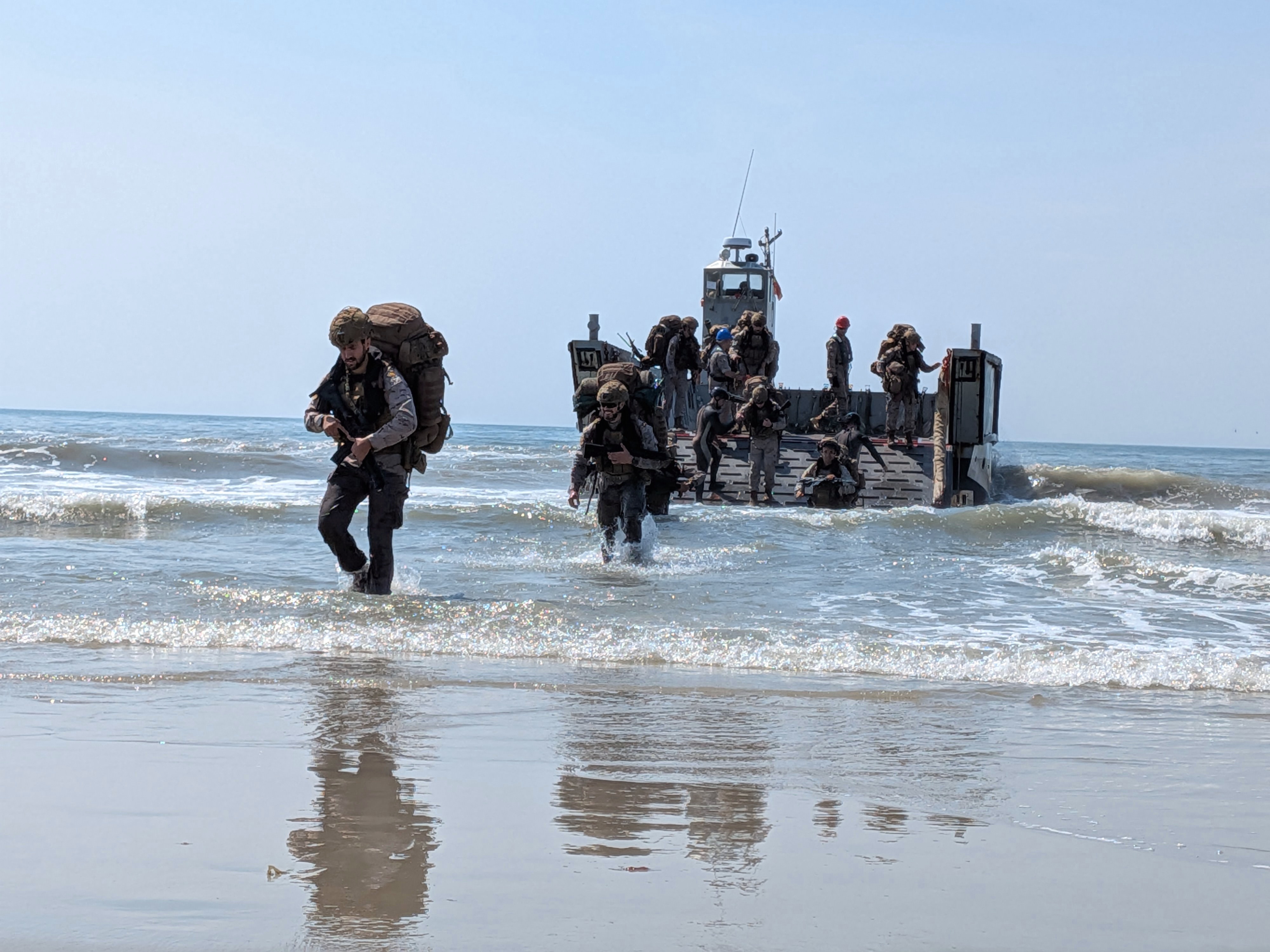 La Infantería de Marina española desembarca en la costa este de los Estados Unidos