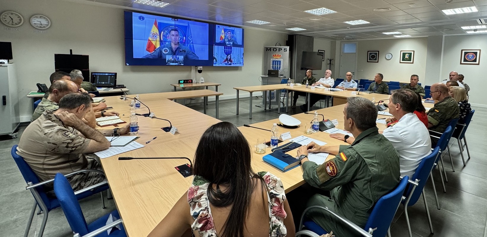 Videoconferencia con zona de operaciones