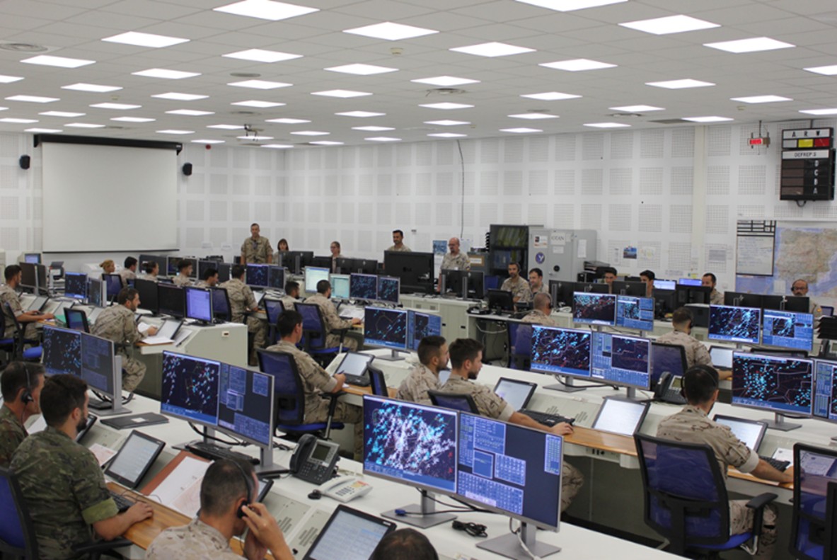 Sala de operaciones del GRUCEMAC