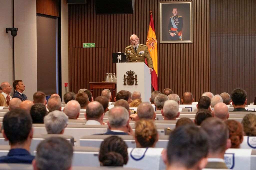 Discurso del teniente general Ballenilla durante el acto
