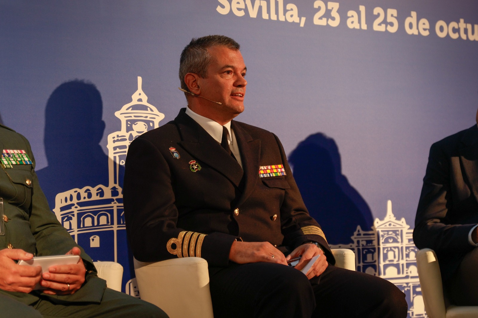 El CN Garau, durante su intervención