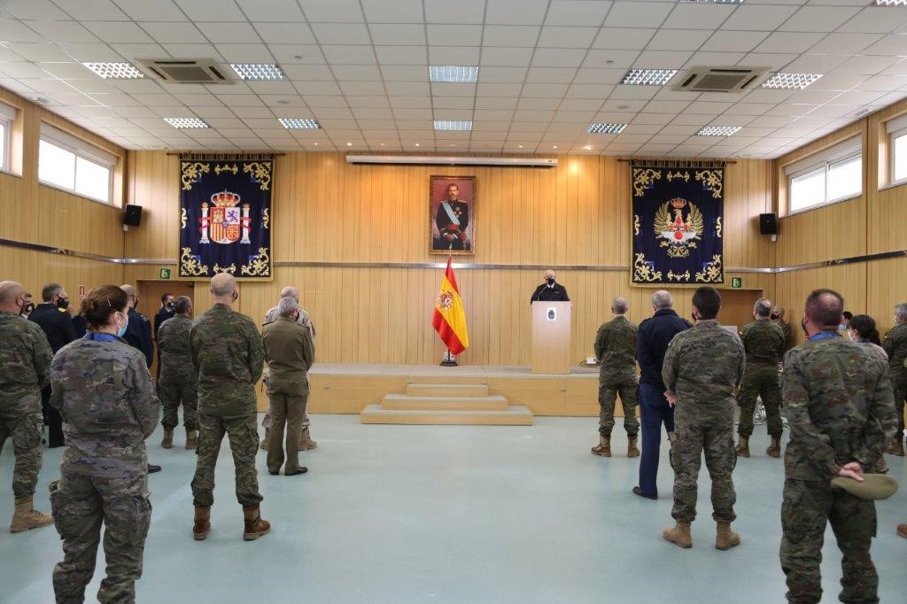 CHOD during his meeting with Retamares Base personnel