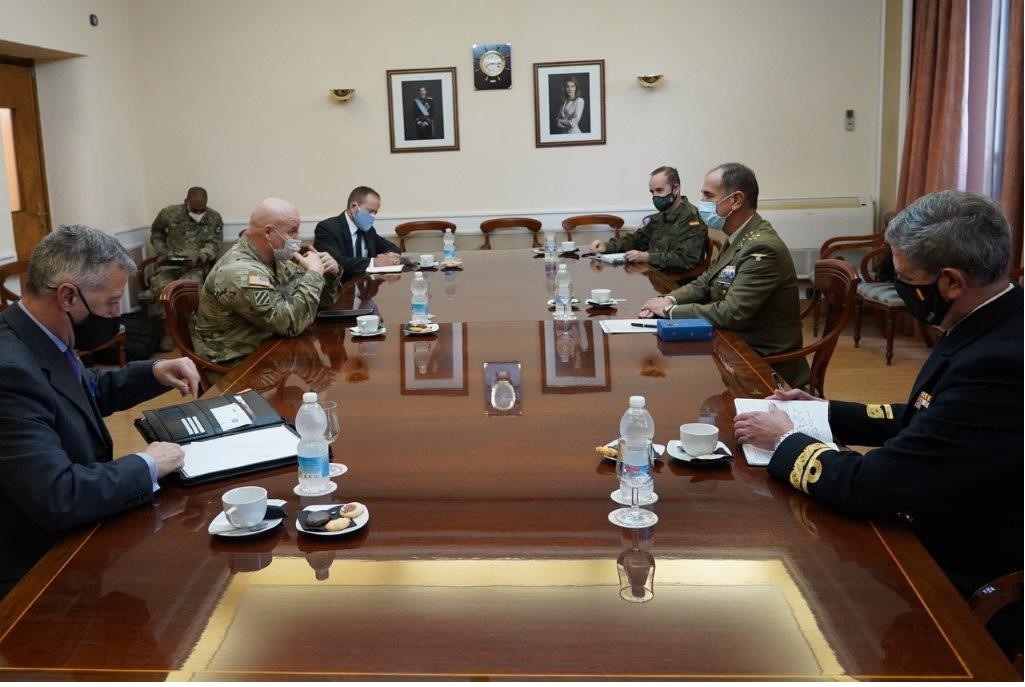 work meeting at the Defence Staff HQ