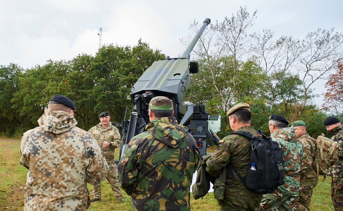 Material exhibition in Danish Artillery Regiment