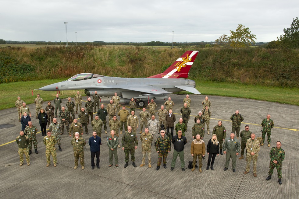 Delegates at Skydstrup Air Base