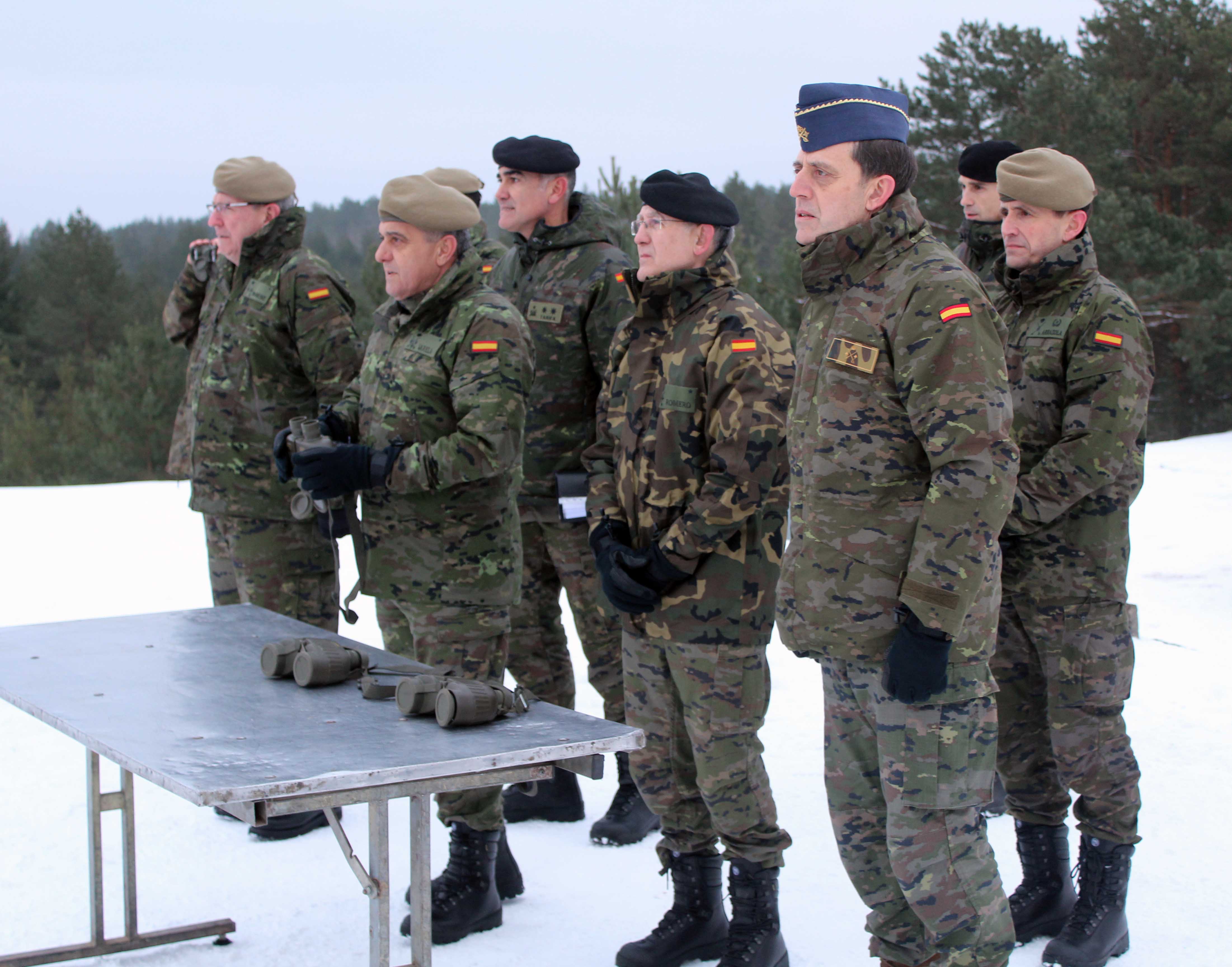 El Jefe de Estado Mayor del Ejército visita el contingente eFP II en Letonia