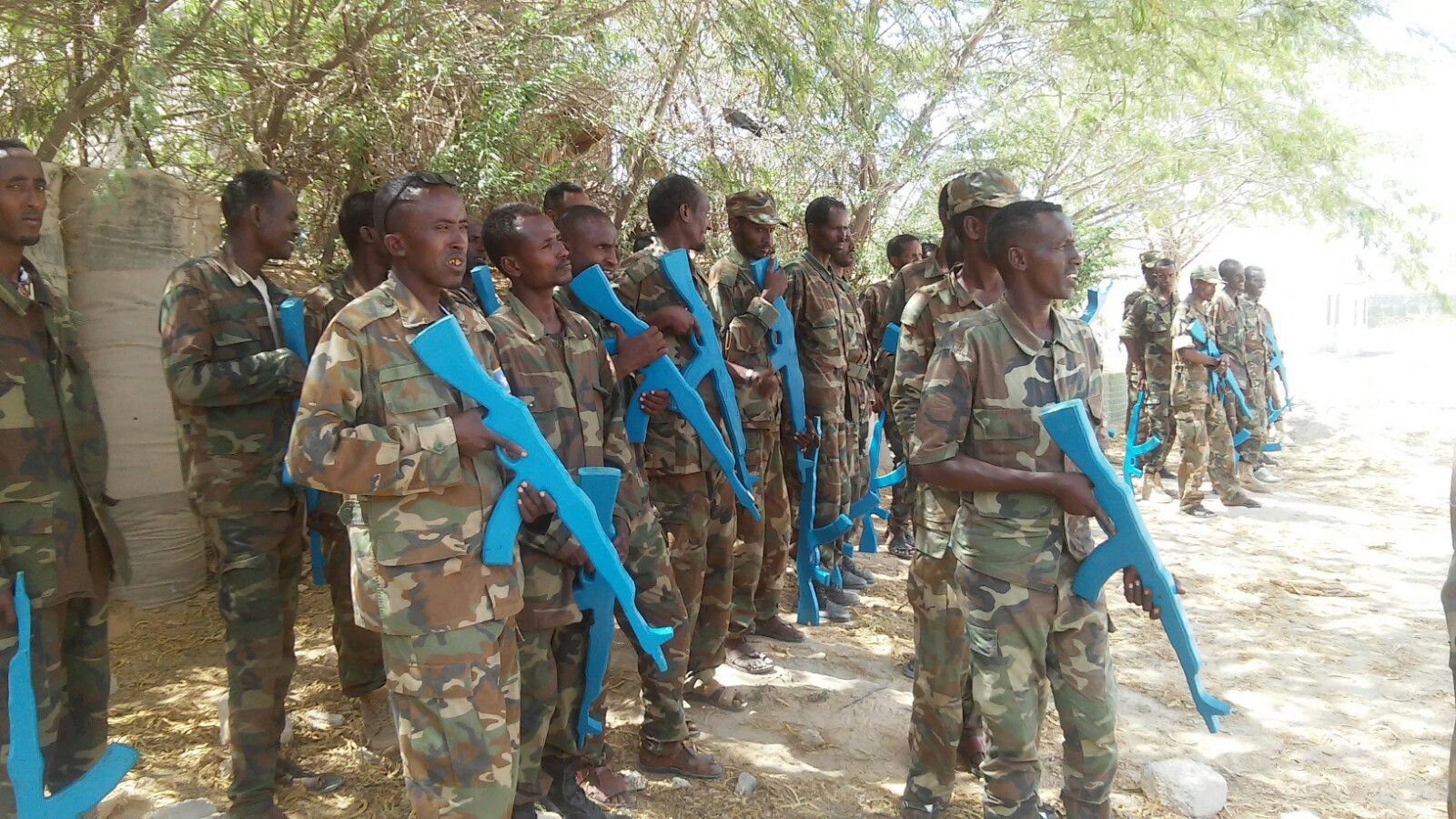 Comienza el entrenamiento para un centena de militares de las FAS somalíes