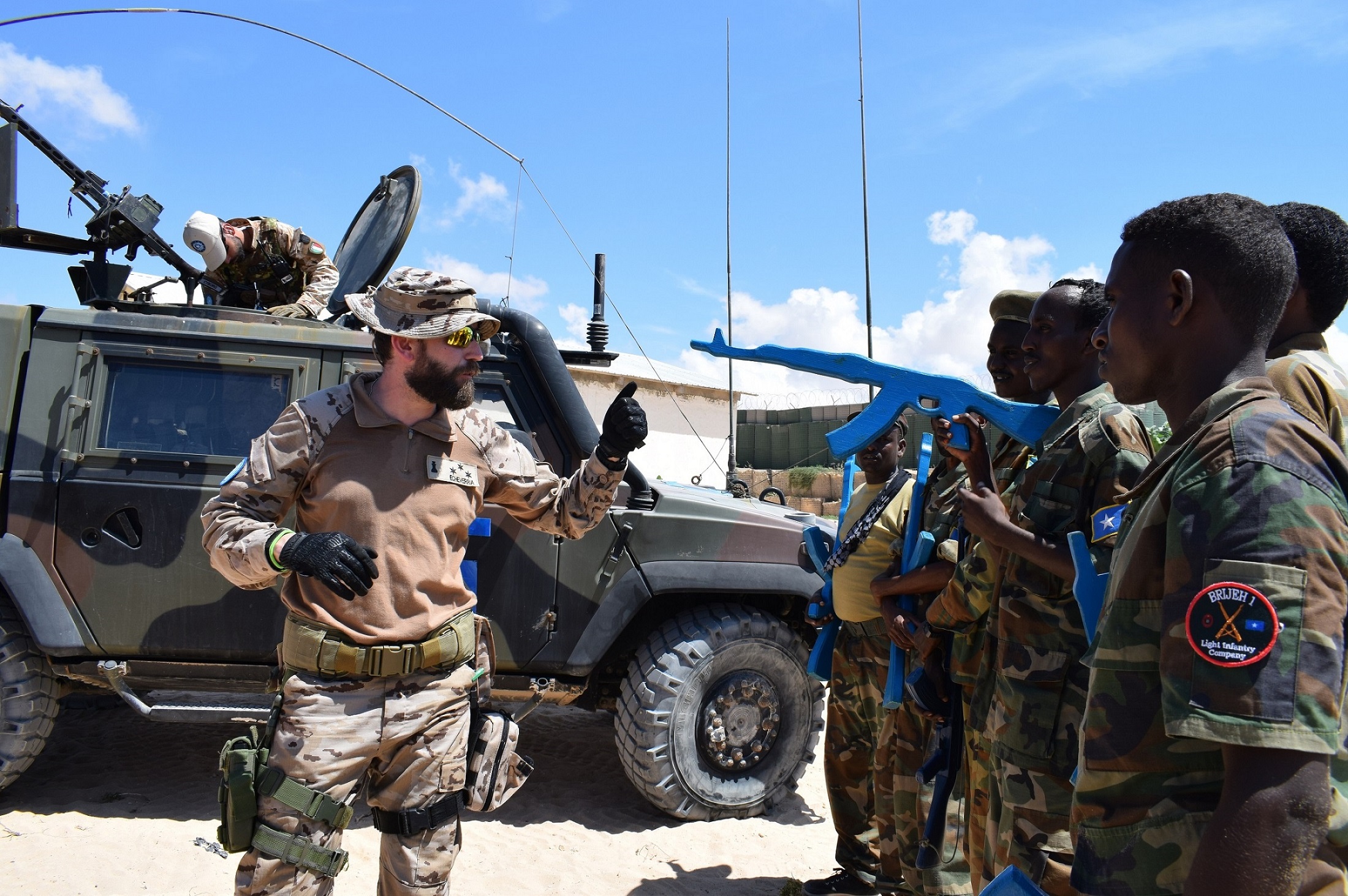 Los militares españoles, claves para la formación de una nueva compañía ligera somalí