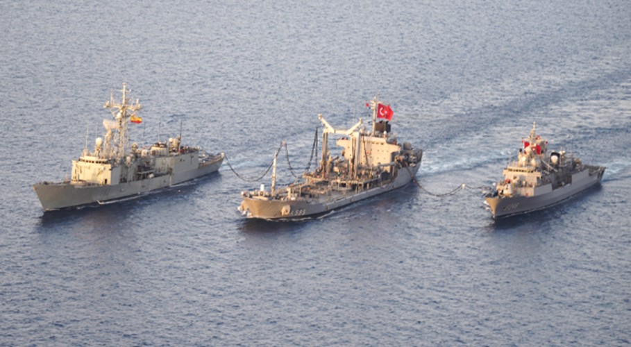 La fragata “Victoria” alcanza el ecuador de su integración en la Agrupación Naval de la OTAN en el Mediterráneo