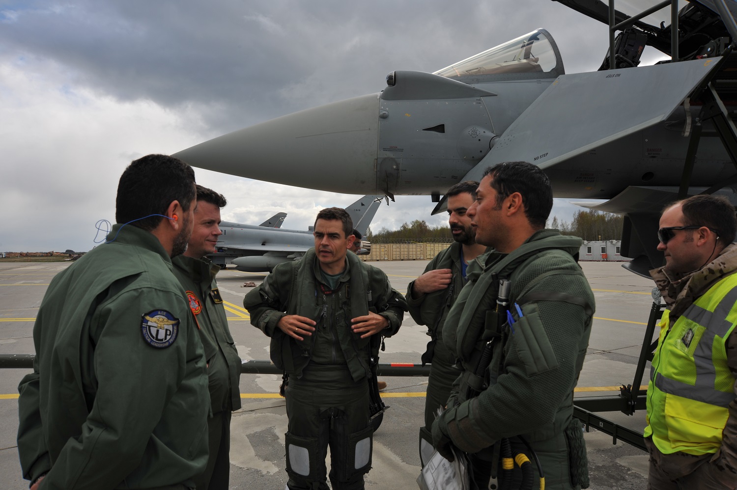 Los Eurofighter españoles se entrenan en combate aéreo contra daneses,  franceses, portugueses y suecos