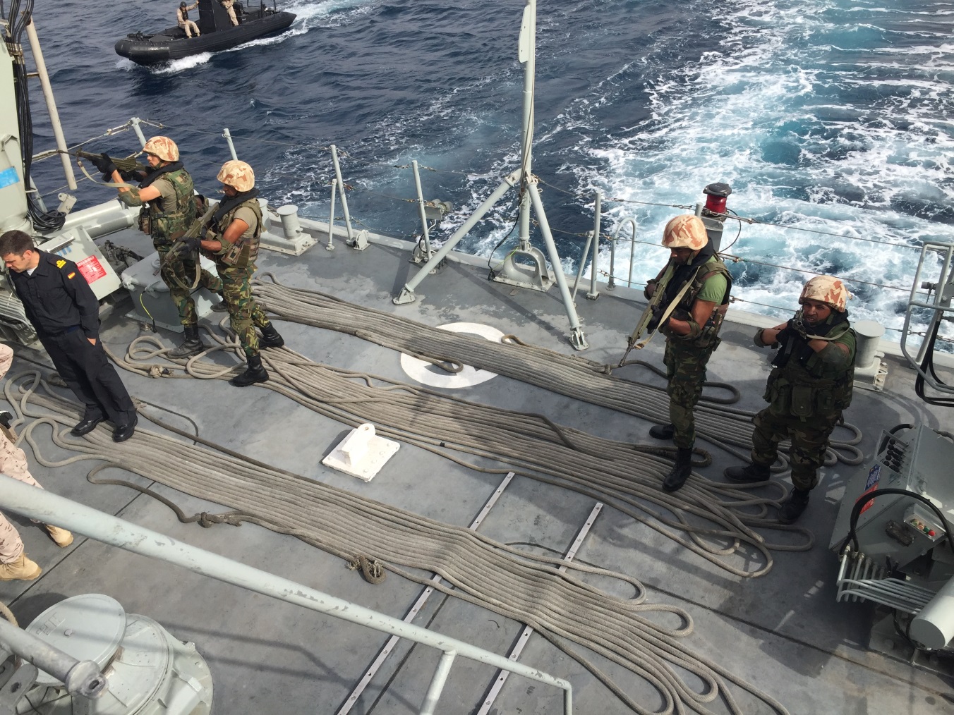 La Armada española entrena a miembros de la Marina libia en Cartagena