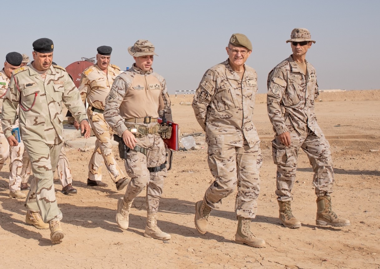 El Comandante del Mando de Operaciones visita a las tropas españolas en Irak