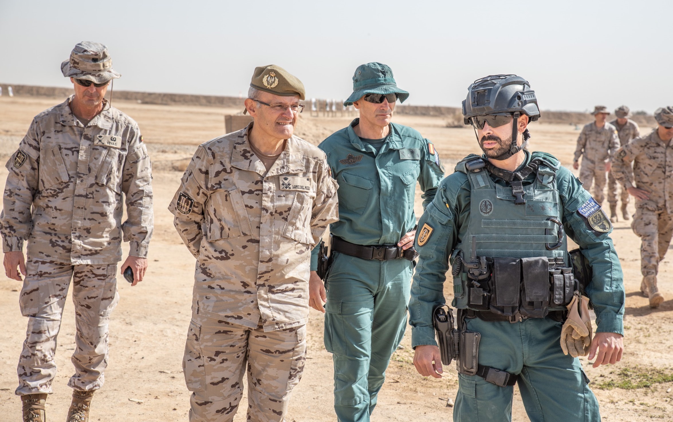 El Comandante del Mando de Operaciones visita a las tropas españolas en Irak