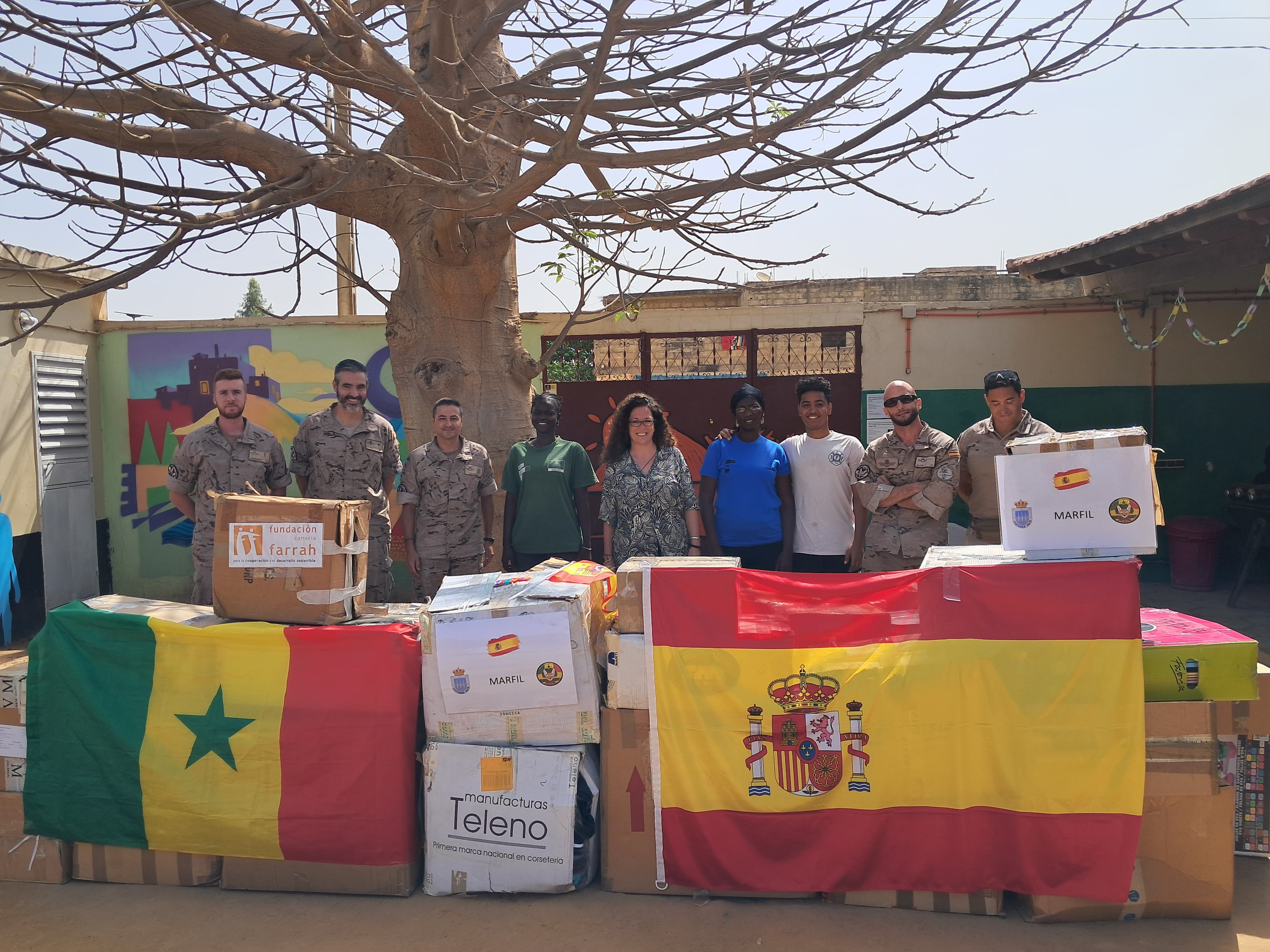 Donations to the Maison d’Écoute Farrah in Mbour