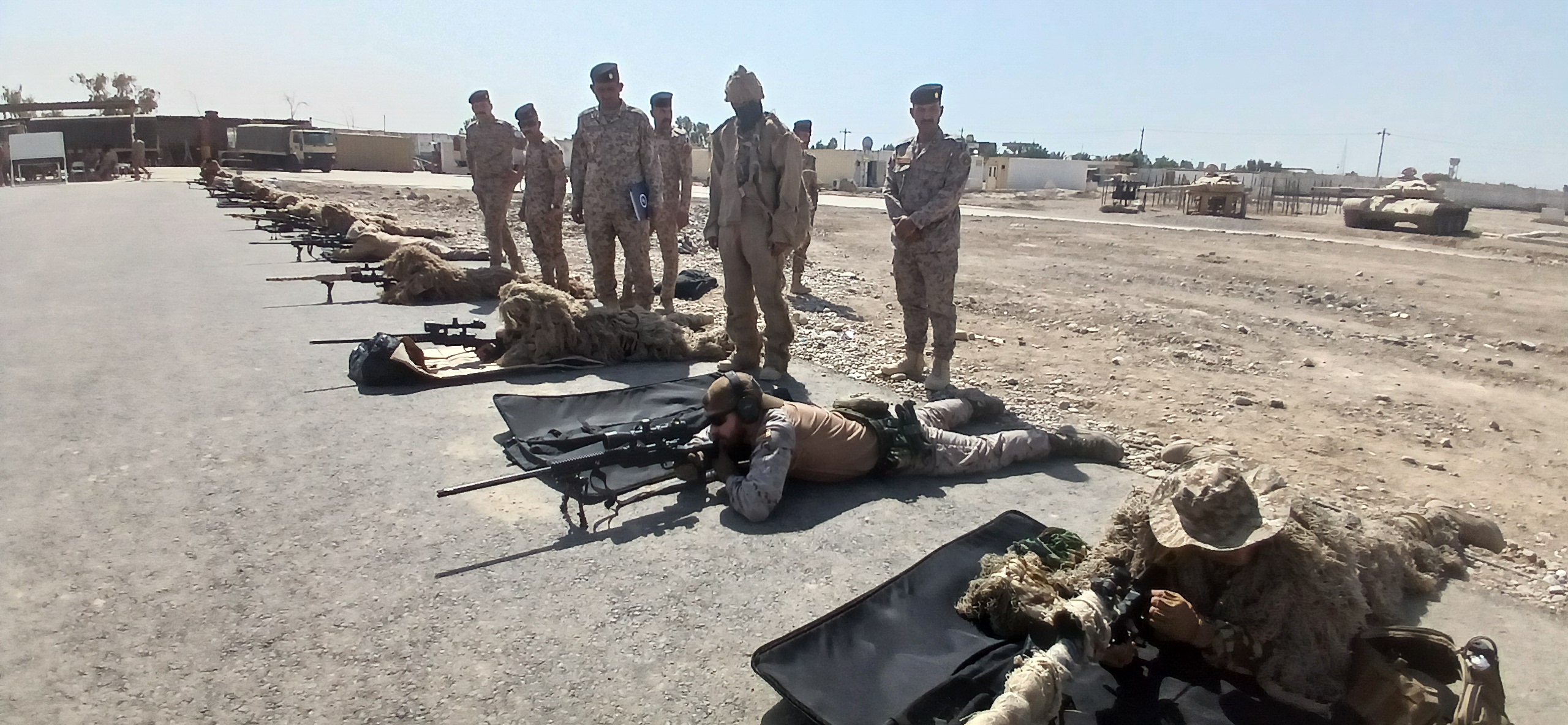 Training Iraqi snipers