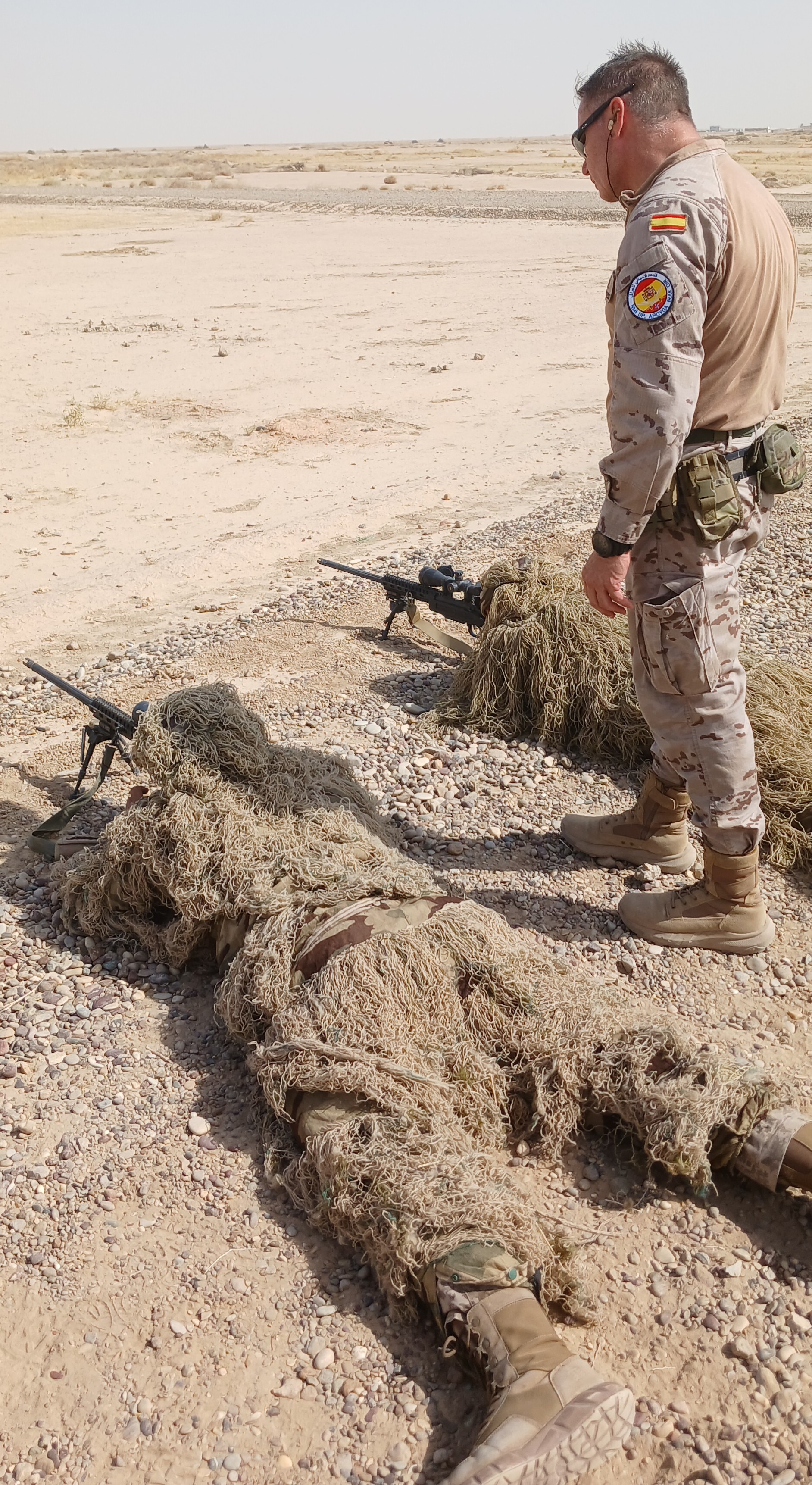 Training Iraqi snipers
