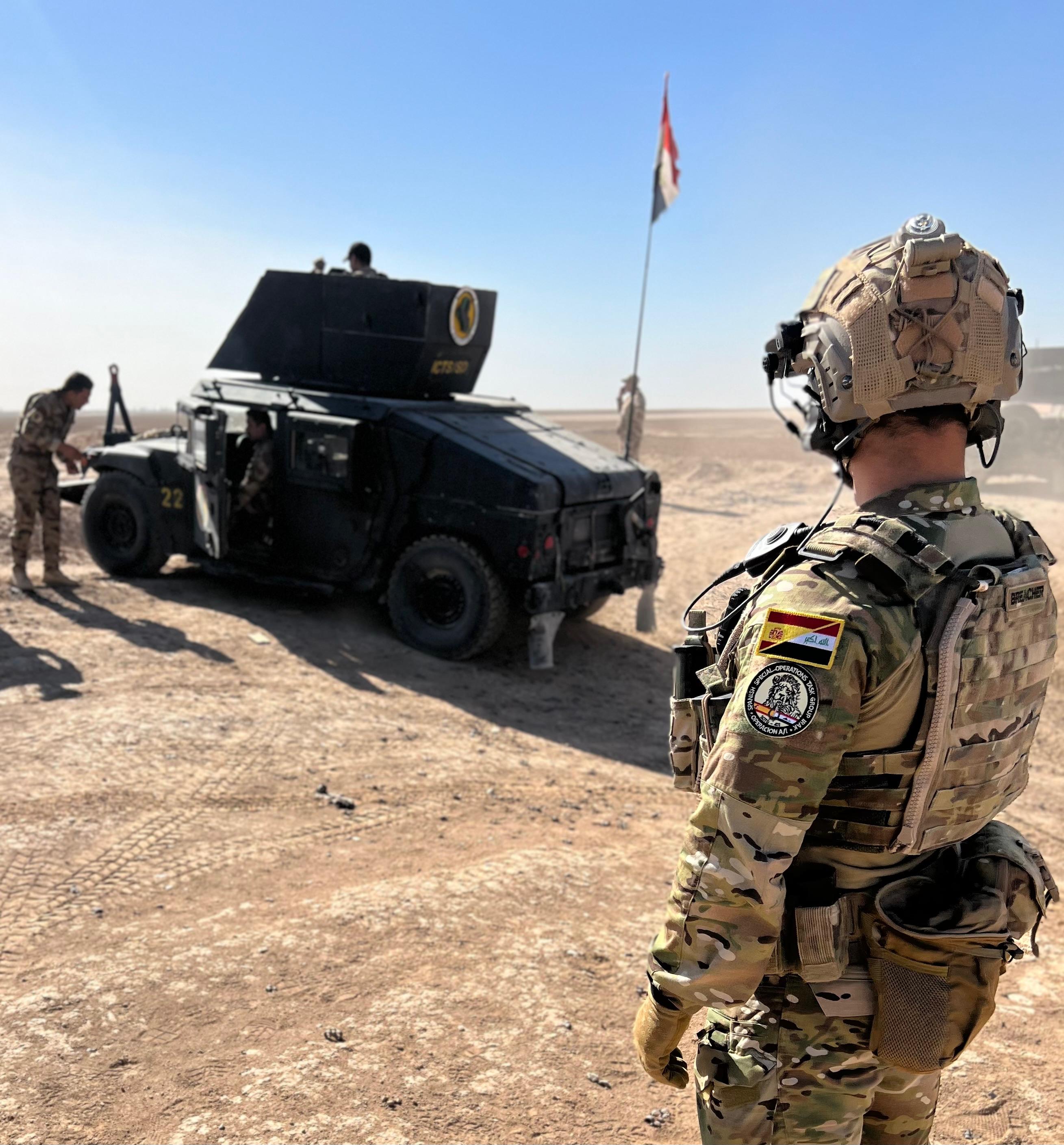 Spanish soldier in Iraq