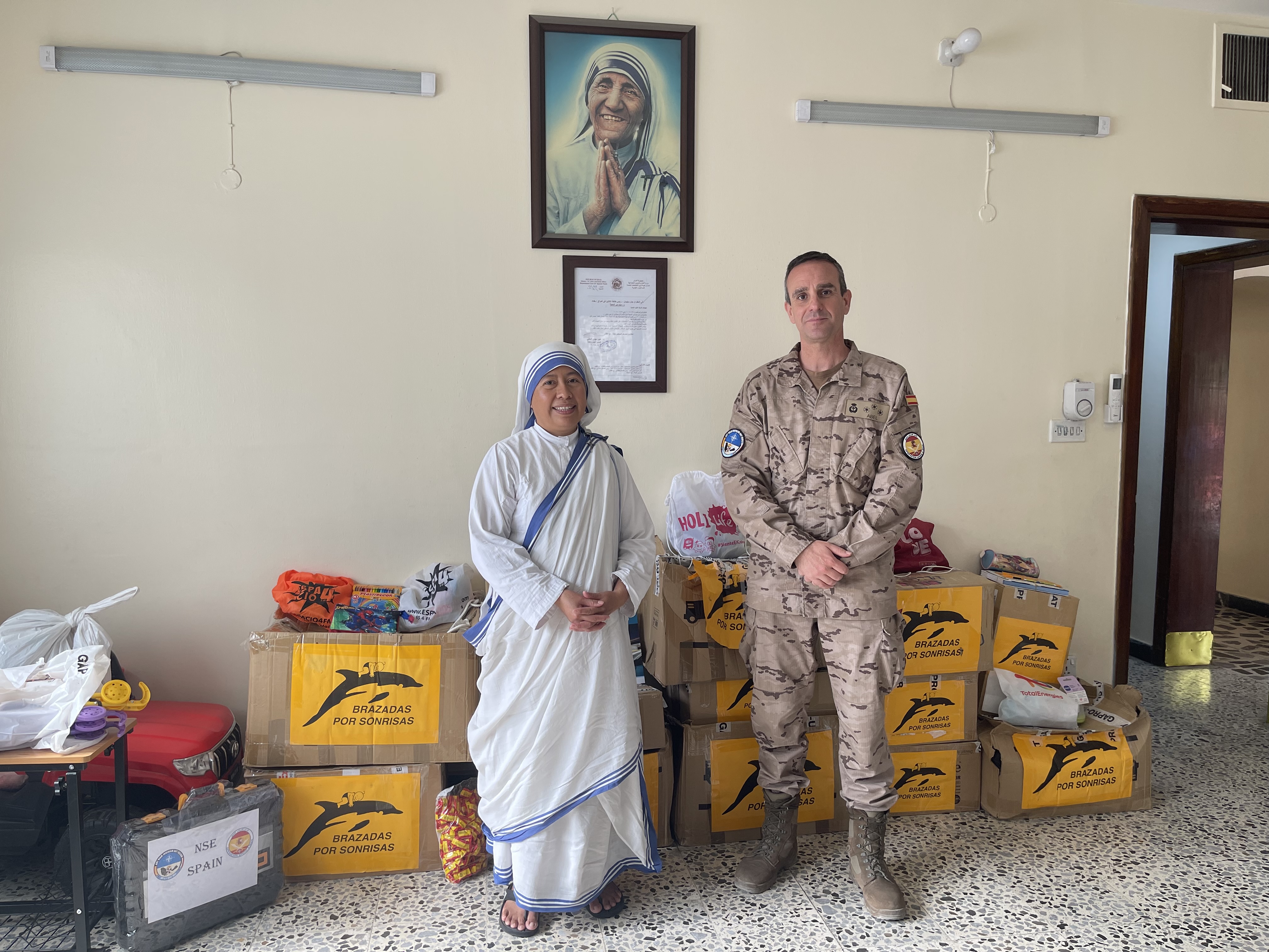 Delivery of the donation