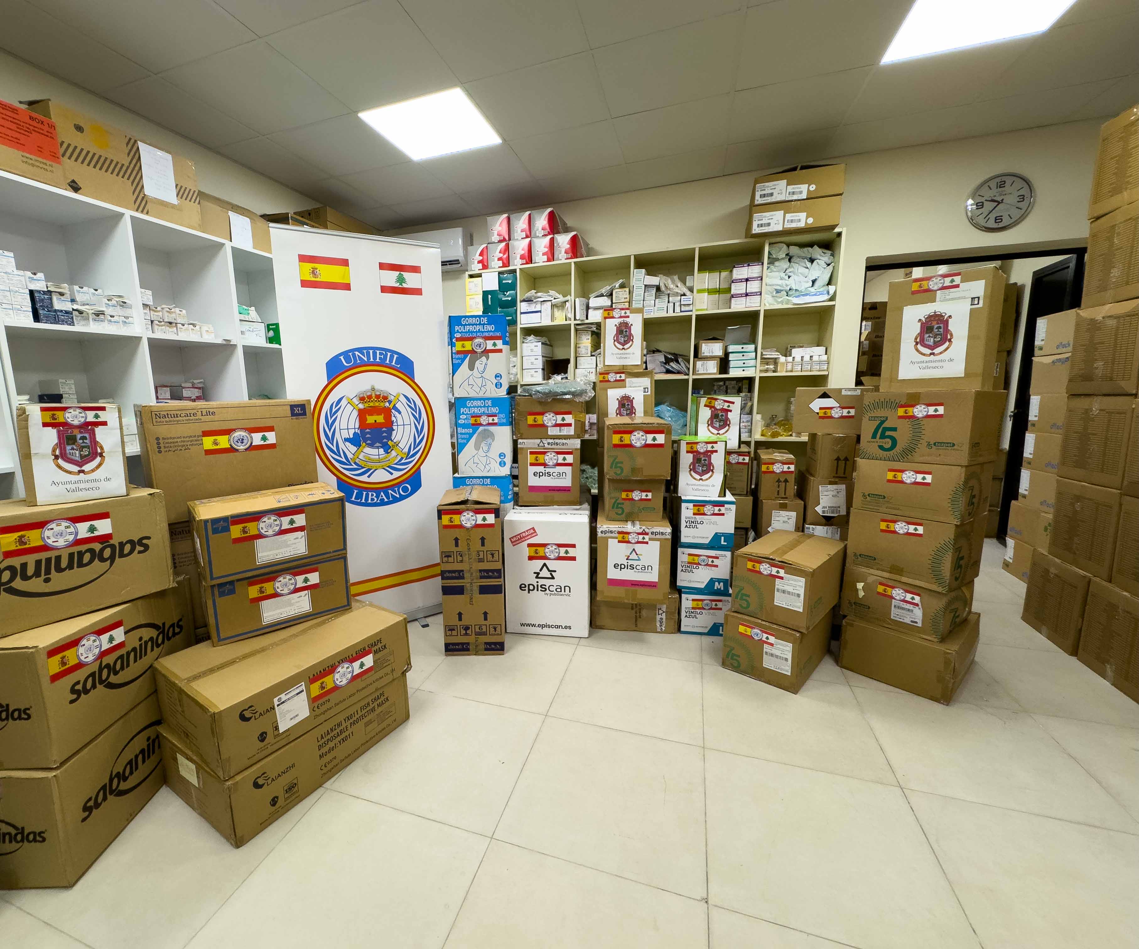 Material donated