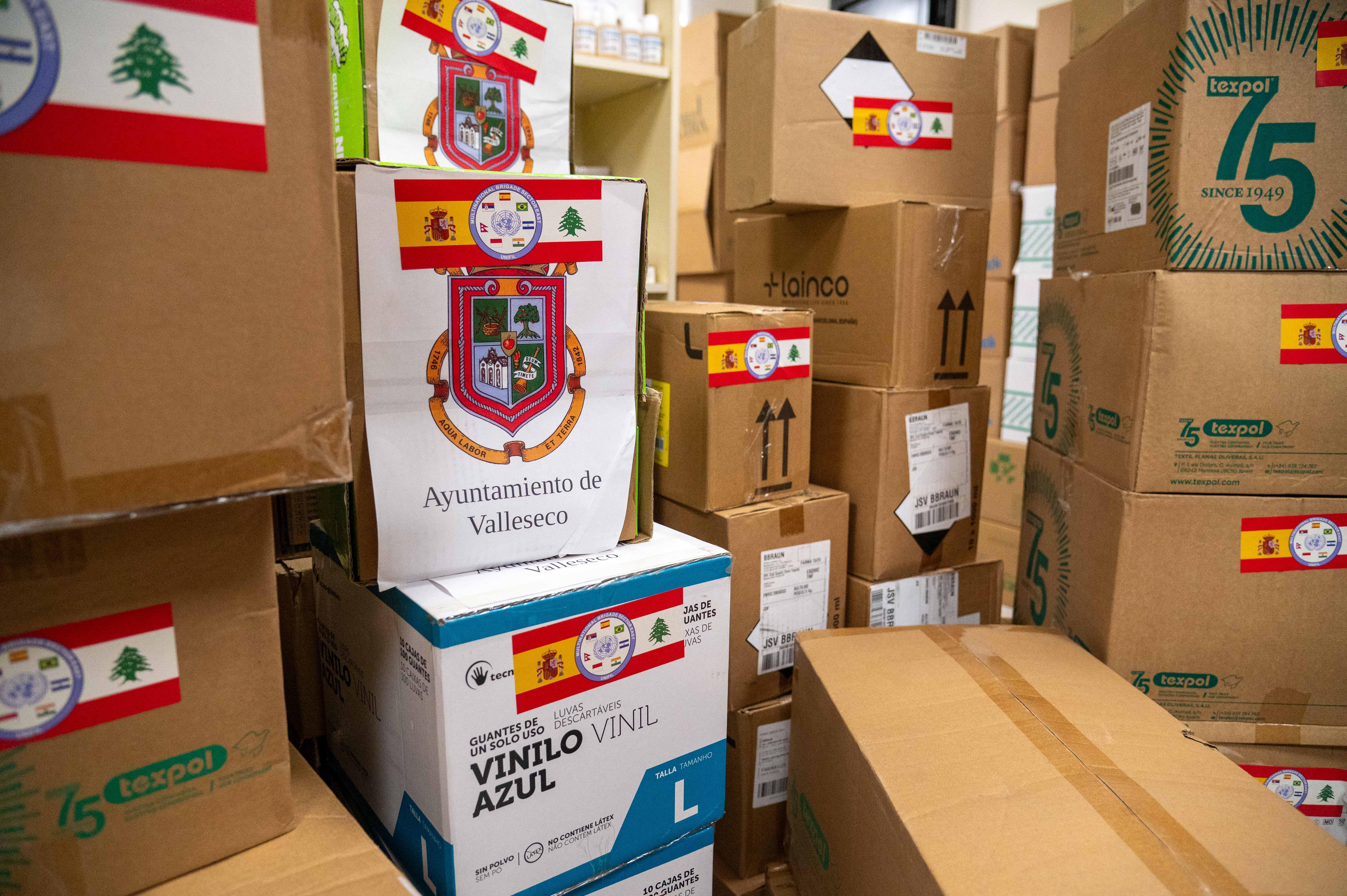 Material donated