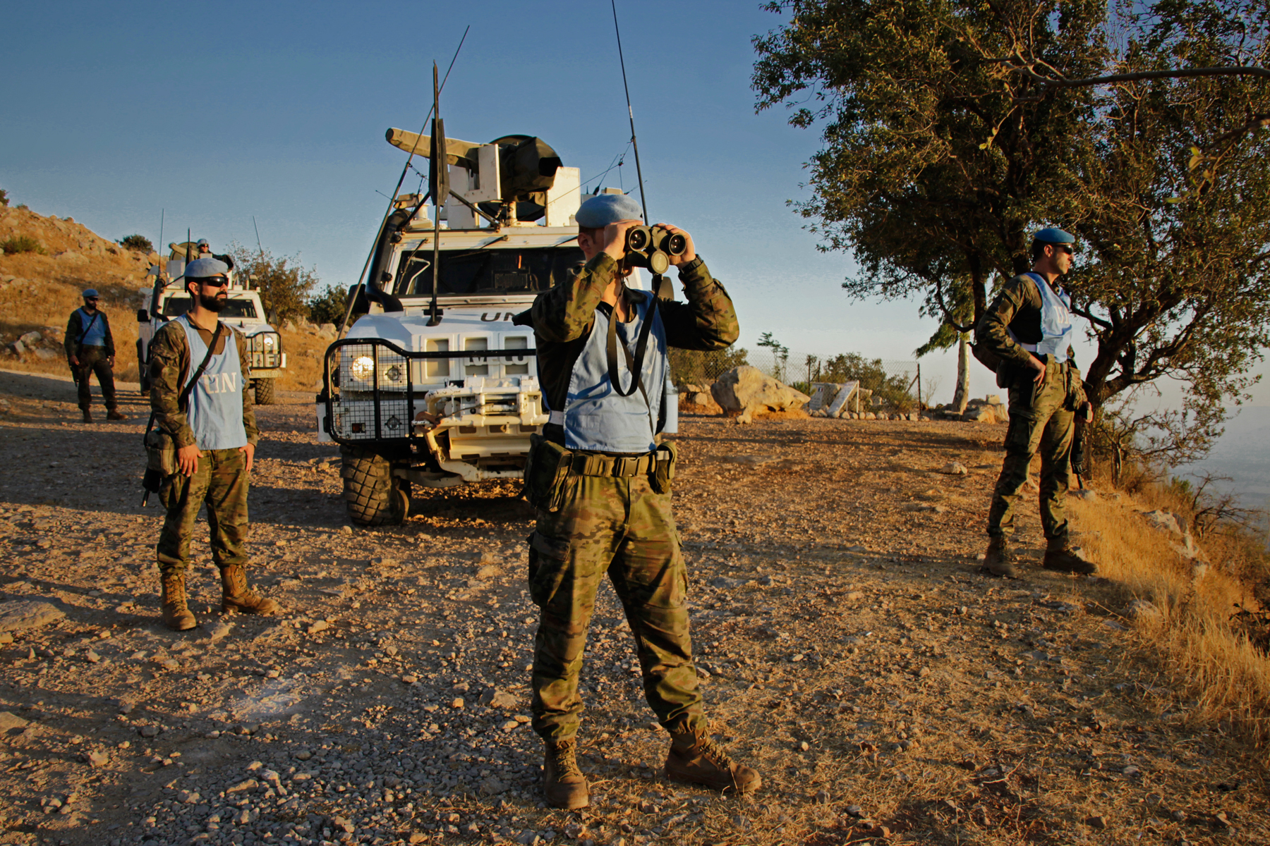 Spanish troops belonging to UNIFIL