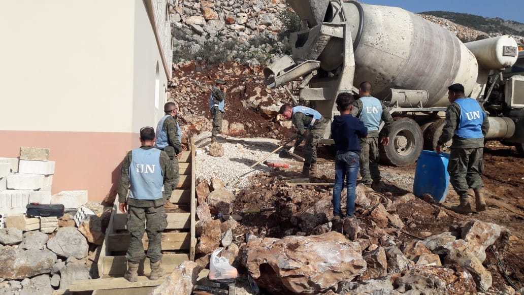 El contingente español en Líbano inaugura un nuevo proyecto en la localidad de Wadi Khancha