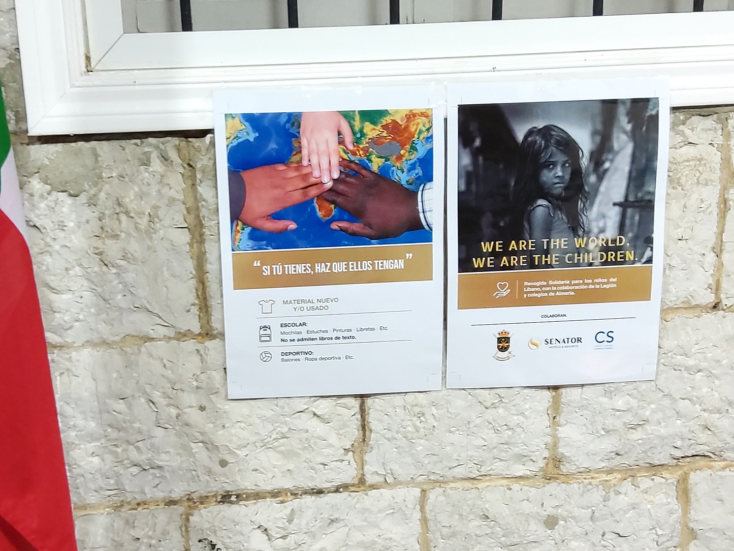 Poster announcing Claudia's initiative