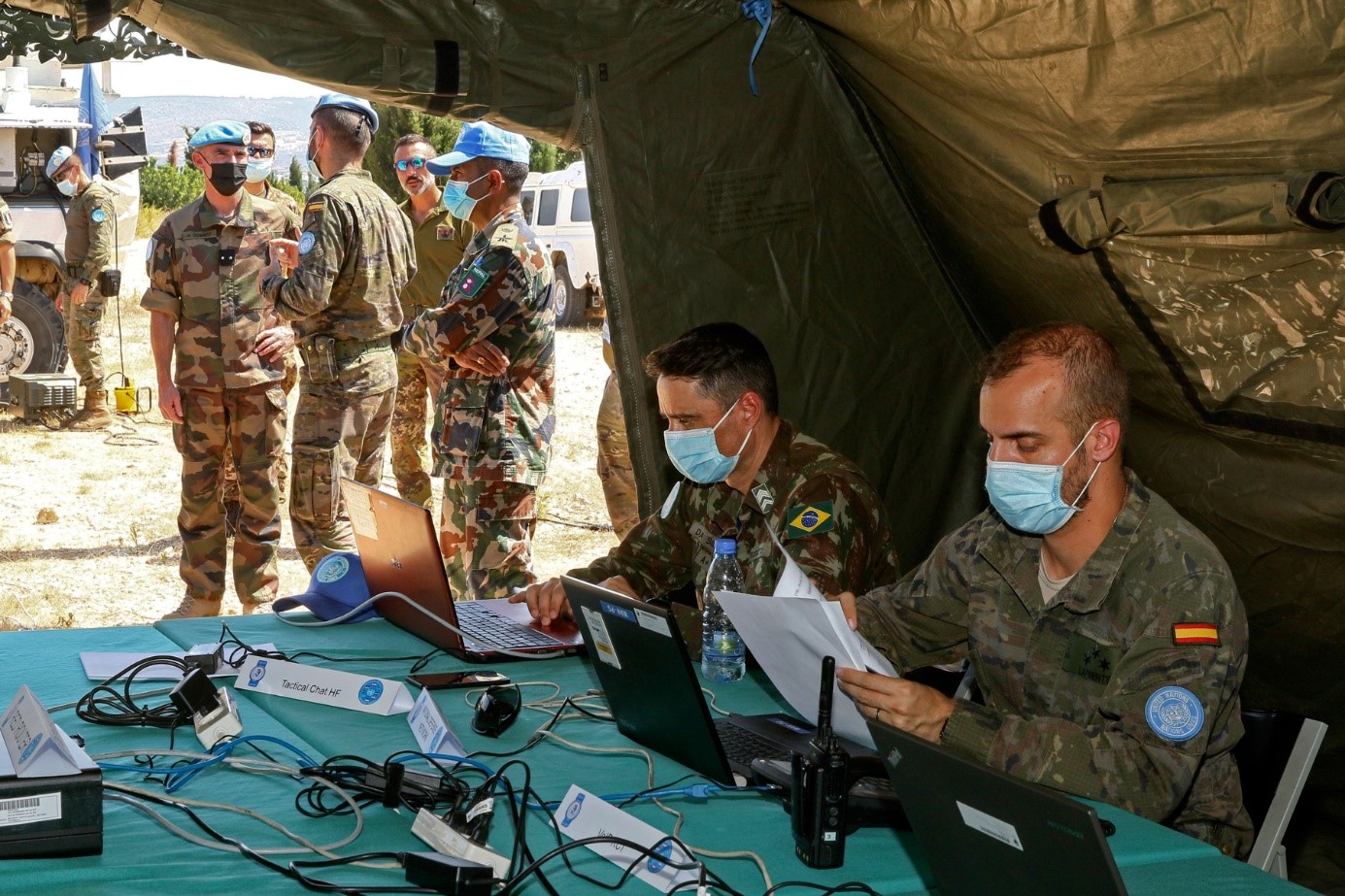 UNIFIL Chief of Staff visits the BMN SECEAST advanced command post deployment
