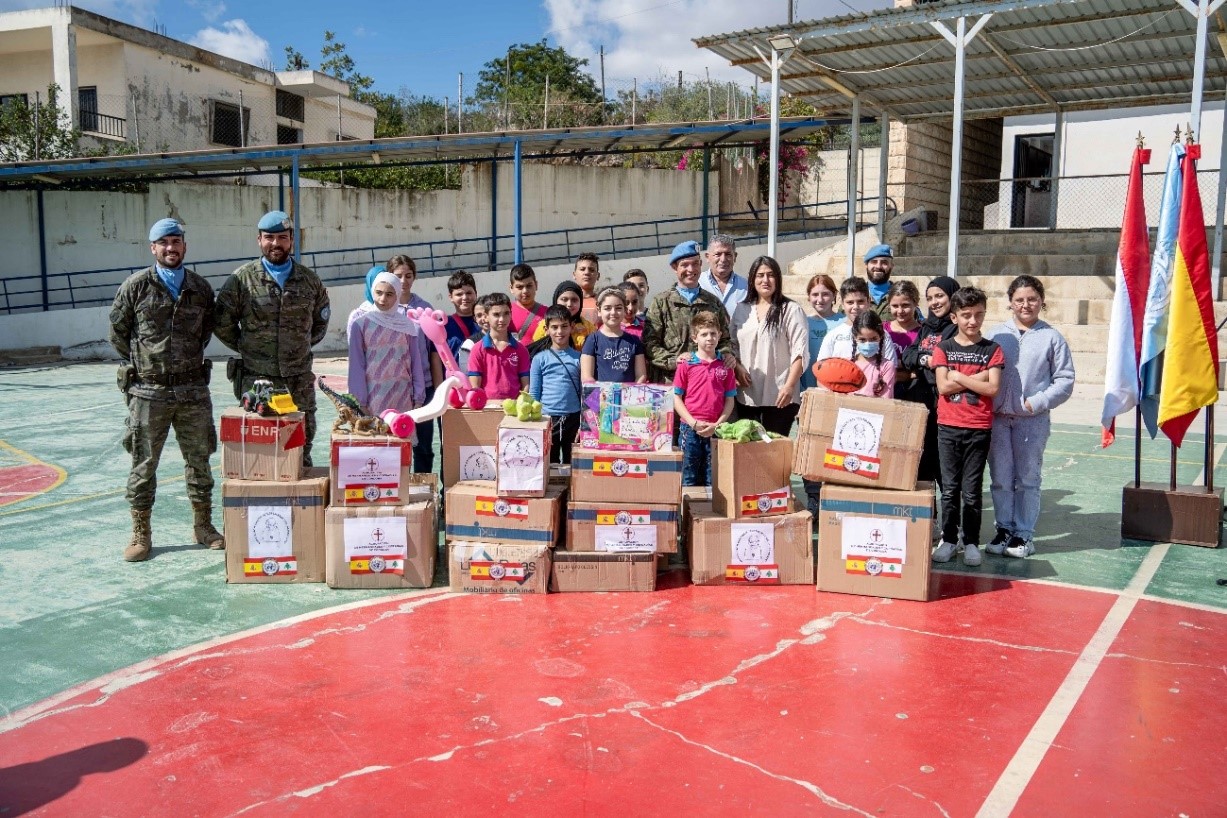 Donation of school supplies