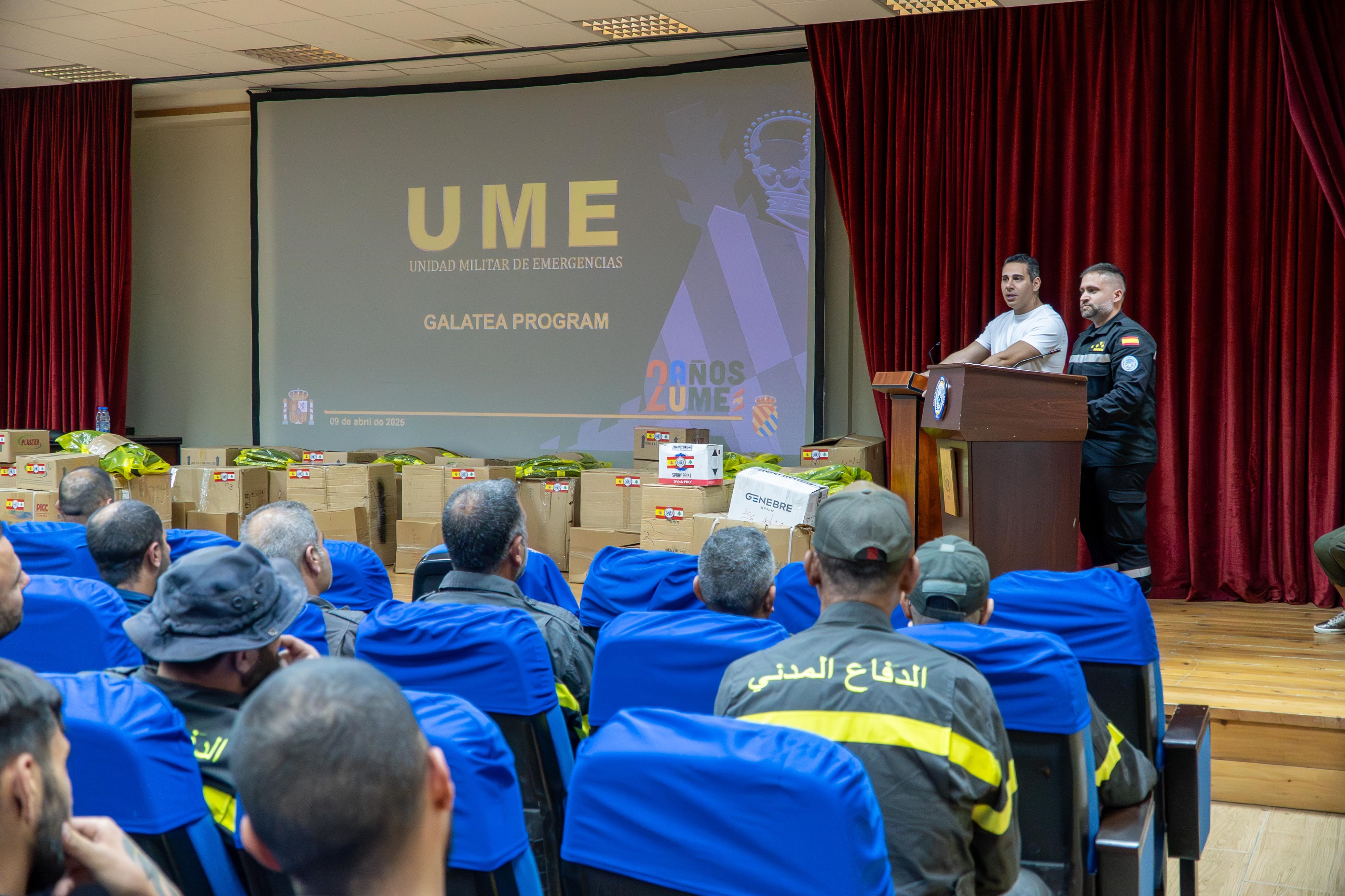 Programme Conference at Miguel de Cervantes Base