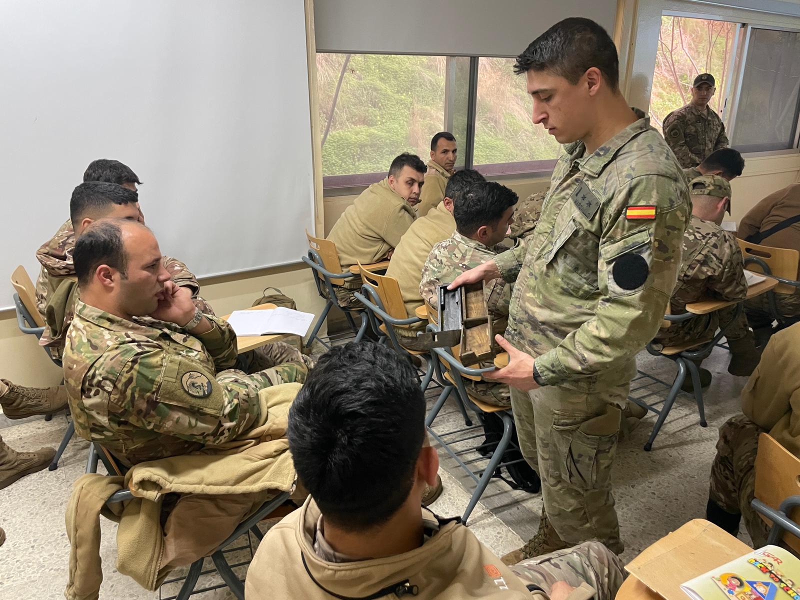 Training equipment on display