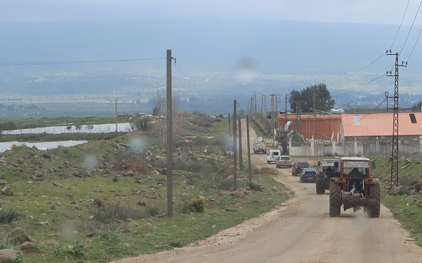 Escorted civilian convoy