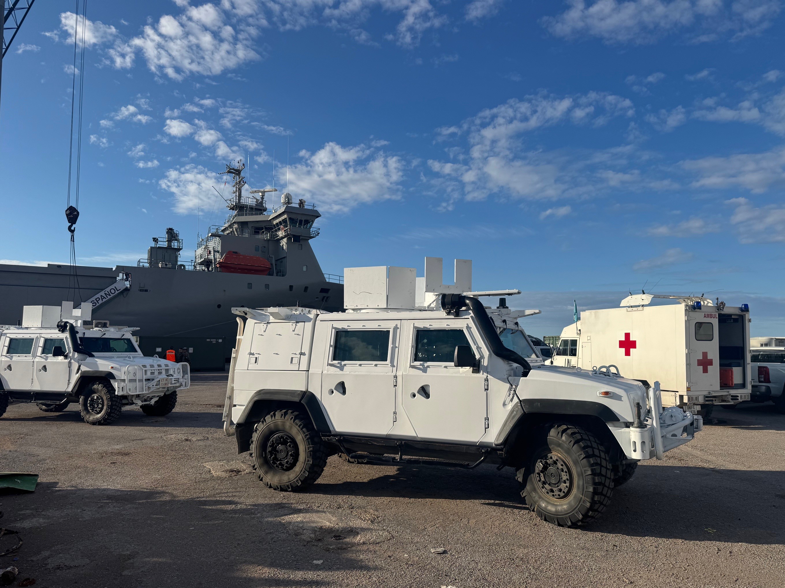 At the port of Beirut