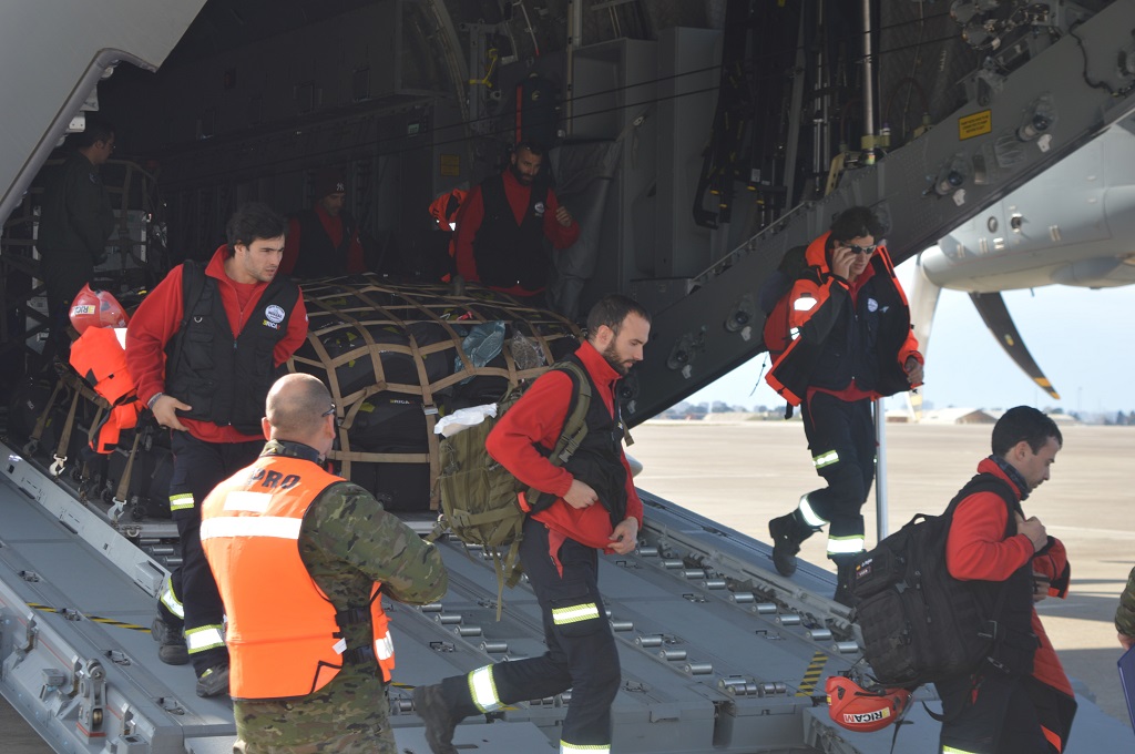 Arrival of staff and equipment in Adana