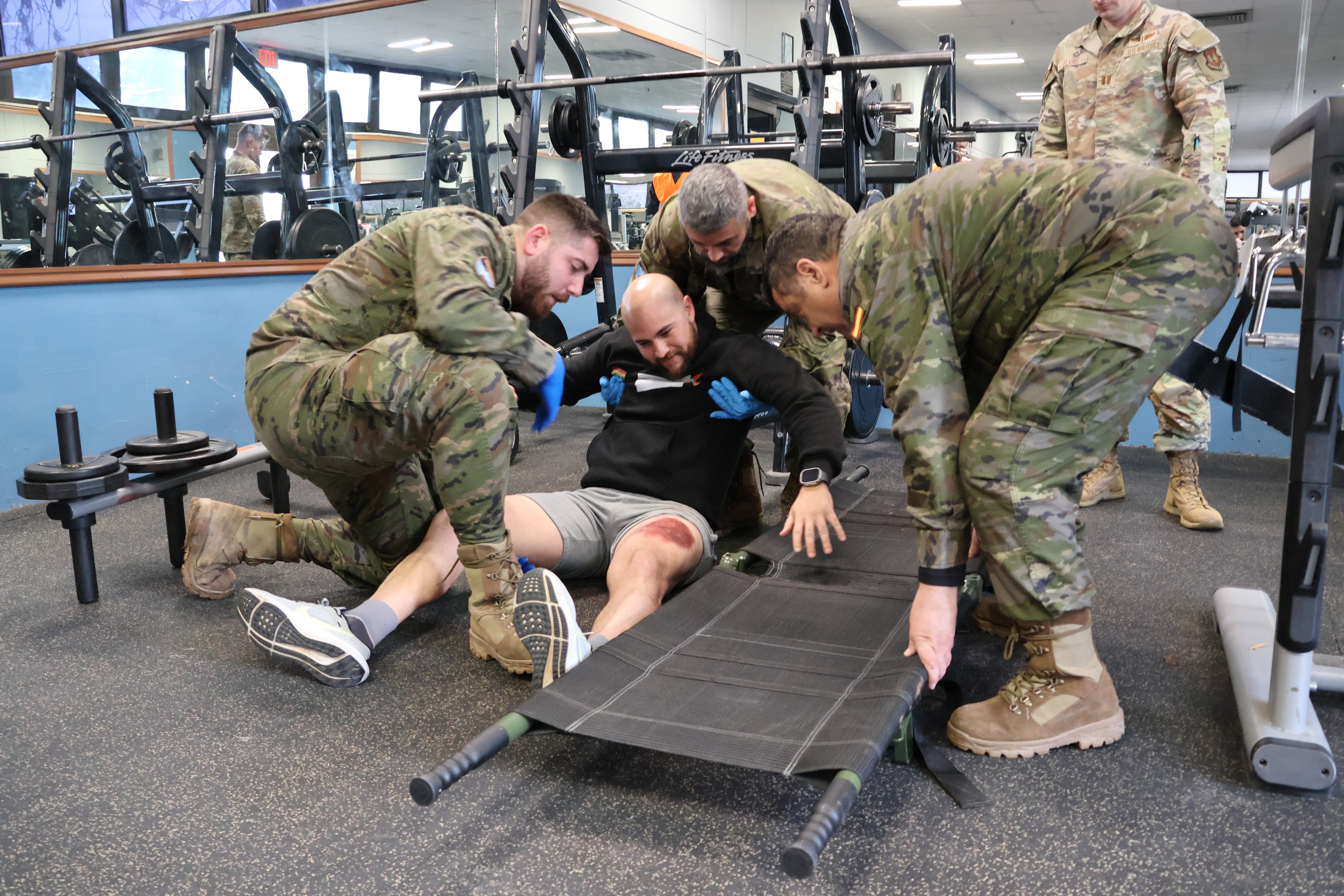 Evacuation of minor injuries