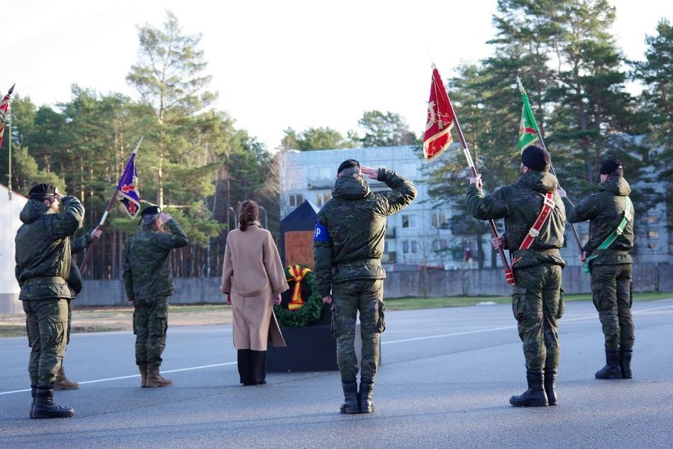 Transfer of Authority of the Spanish contingent in NATO's eFP mission